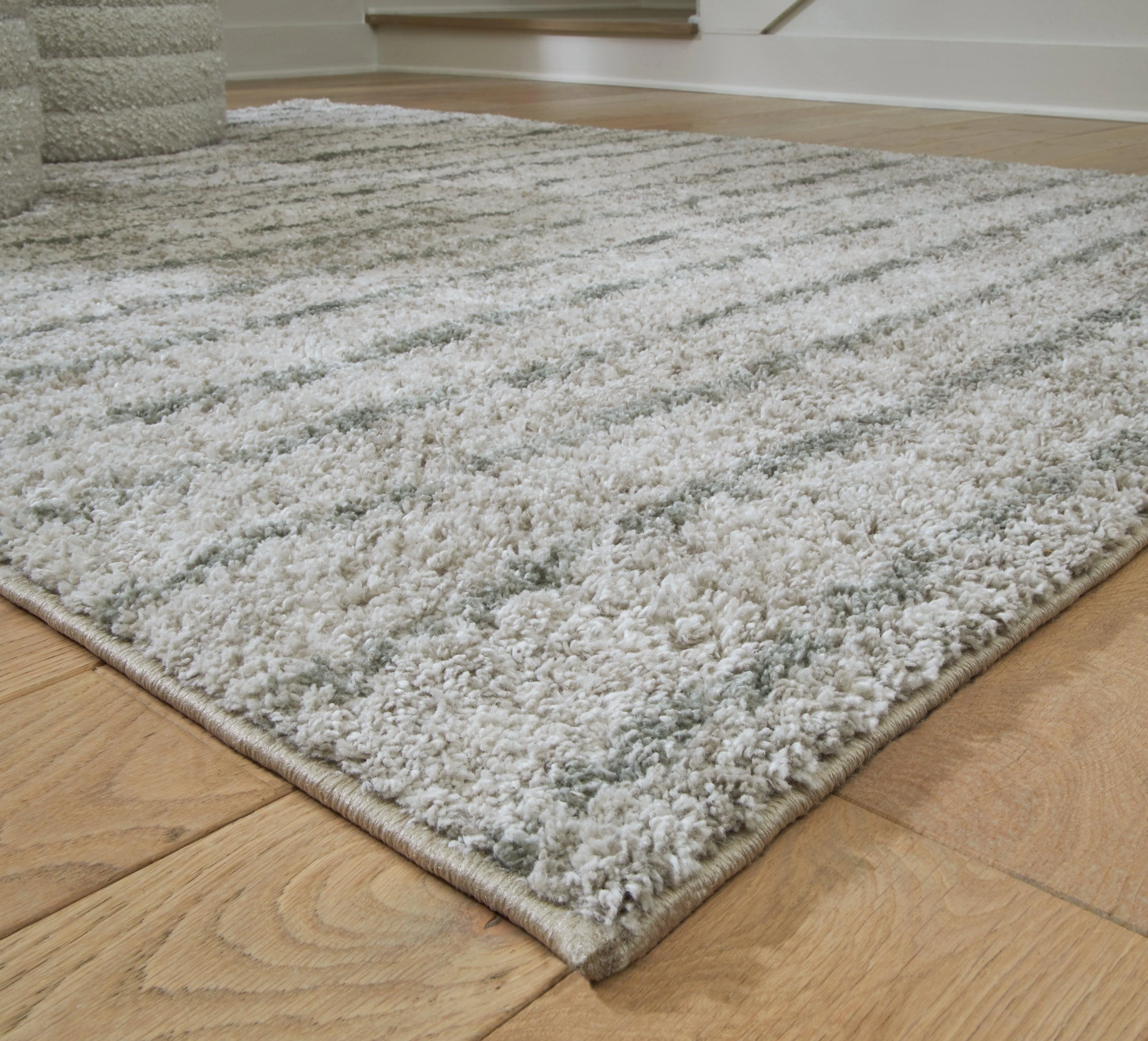 Laddway Cream Green Medium Rug - Image 3