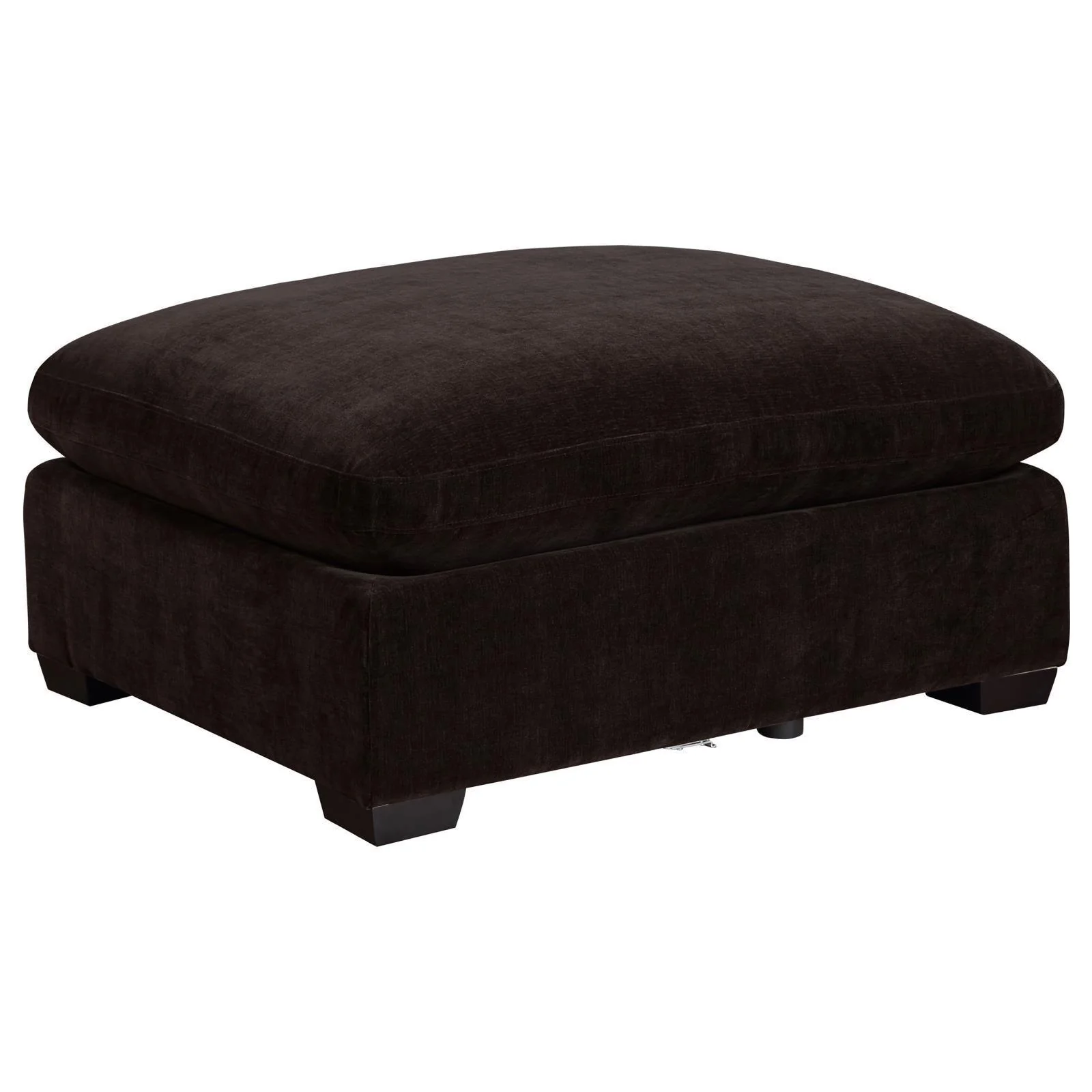 Lakeview Upholstered Ottoman Dark Chocolate - Image 1