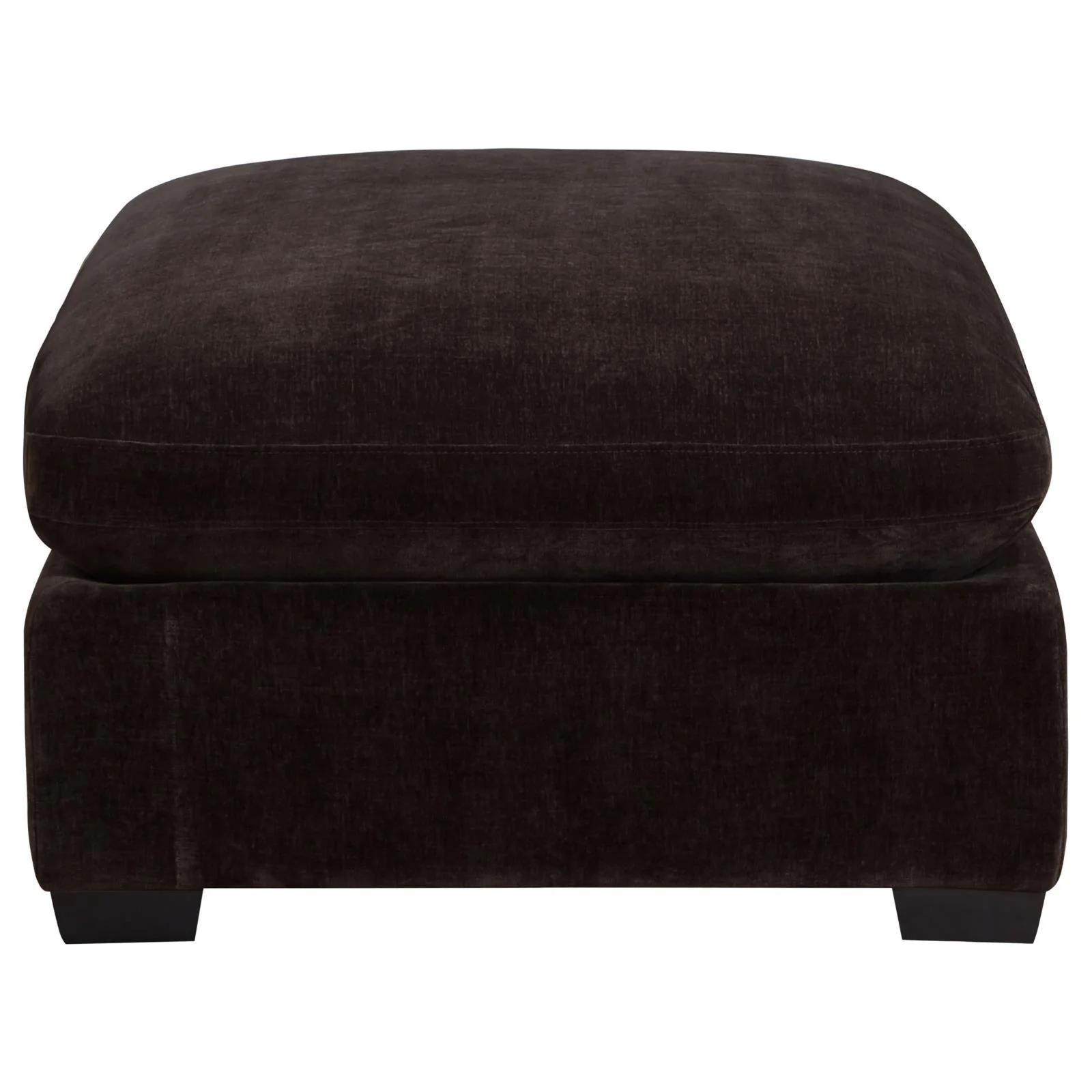 Lakeview Upholstered Ottoman Dark Chocolate - Image 3