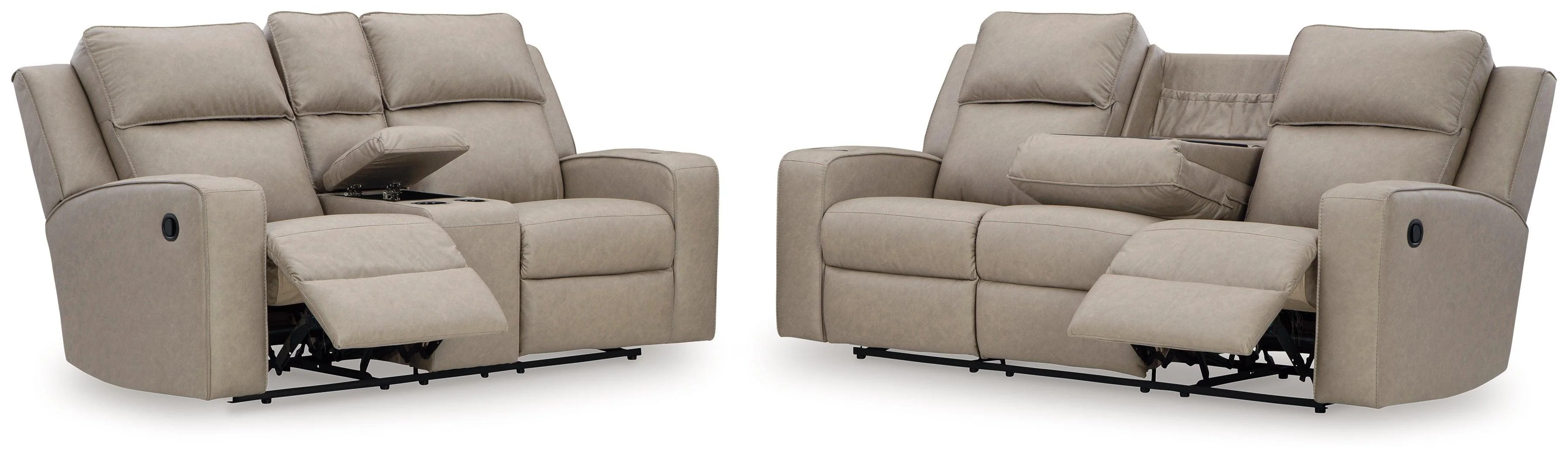 Lavenhorne Pebble Sofa And Loveseat - Image 3