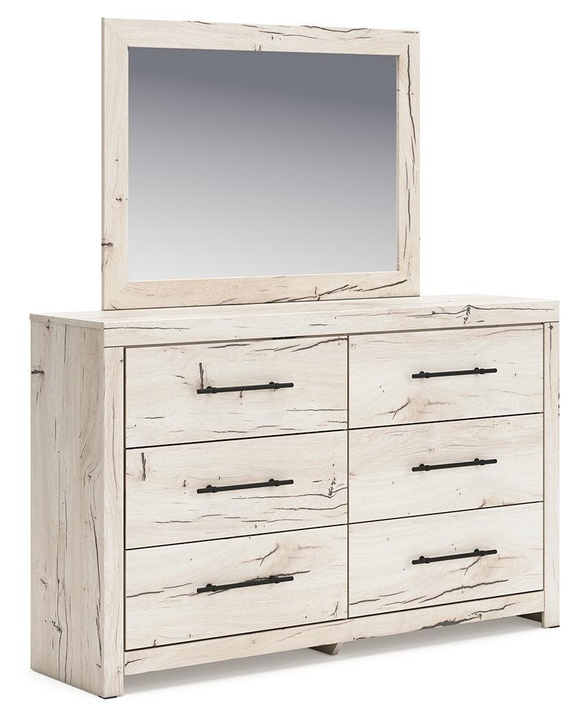 Lawroy Light Natural Dresser And Mirror - Image 1