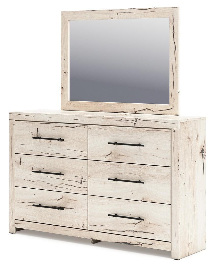 Lawroy Light Natural Dresser And Mirror - Image 2