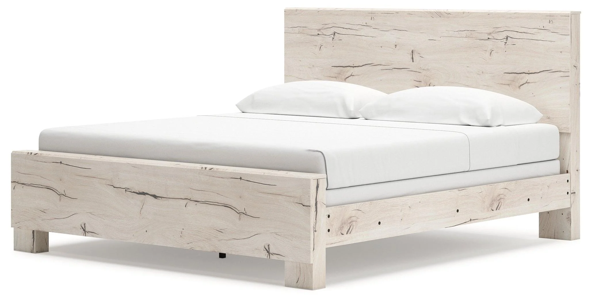 Lawroy Light Natural King Panel Bed - Image 3