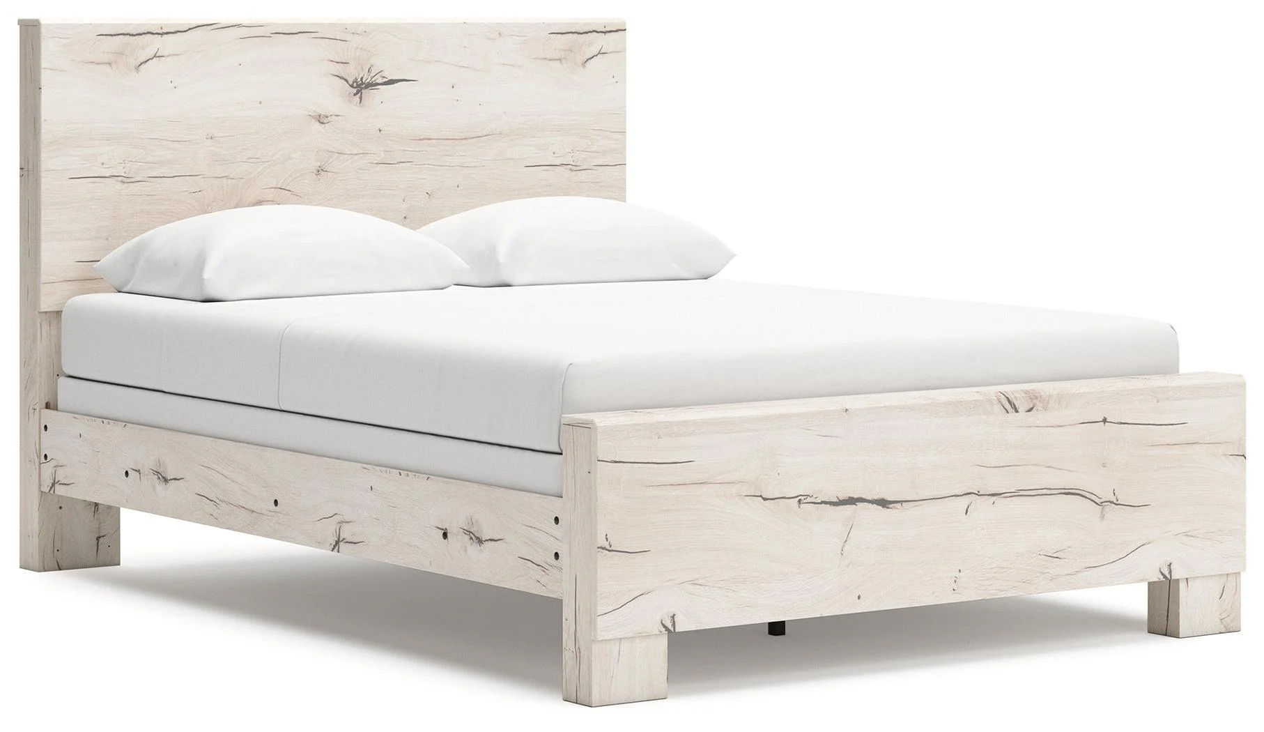 Lawroy Light Natural Queen Panel Bed - Image 3