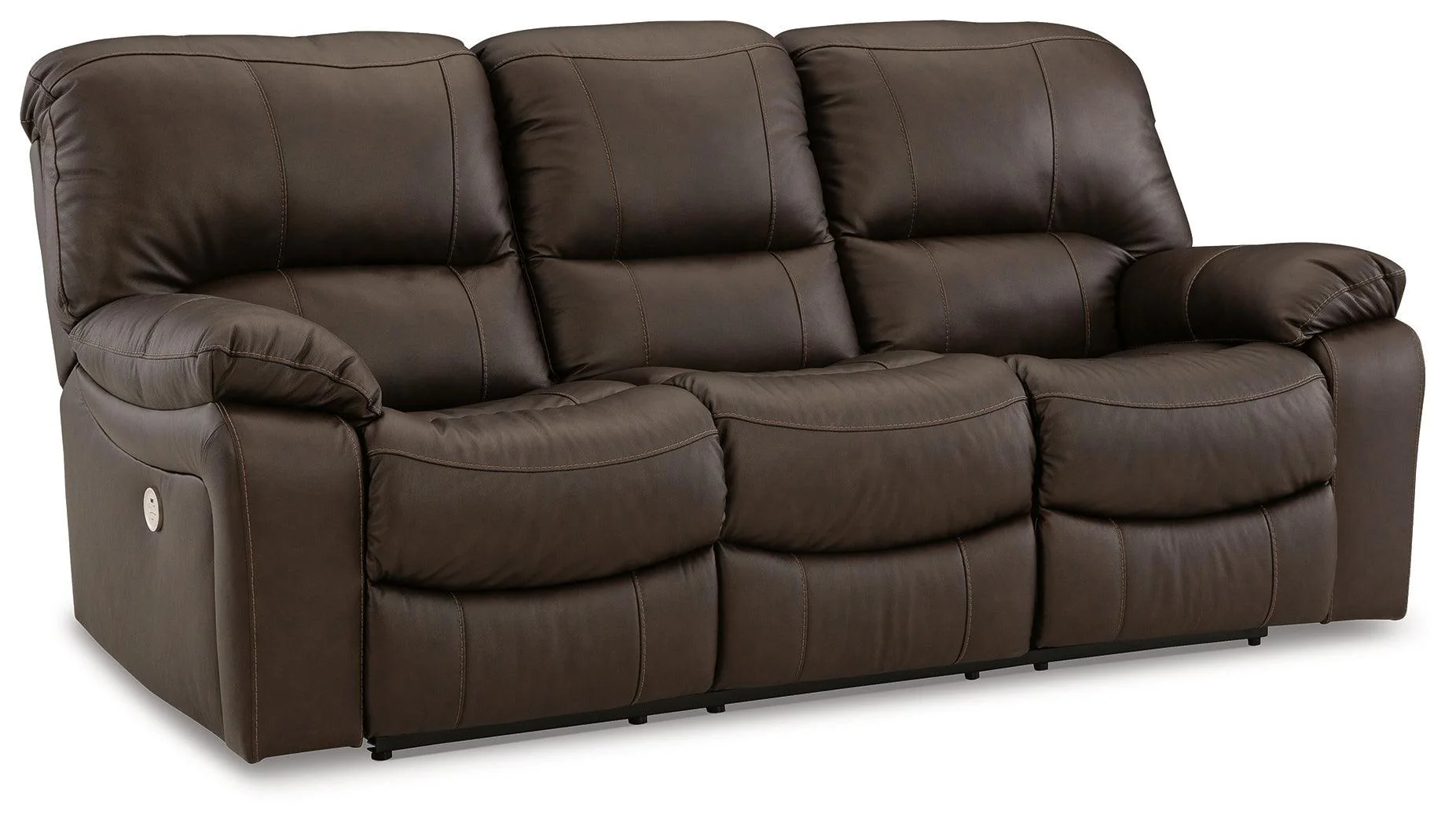 Leesworth Dark Brown Sofa And Loveseat - Image 3