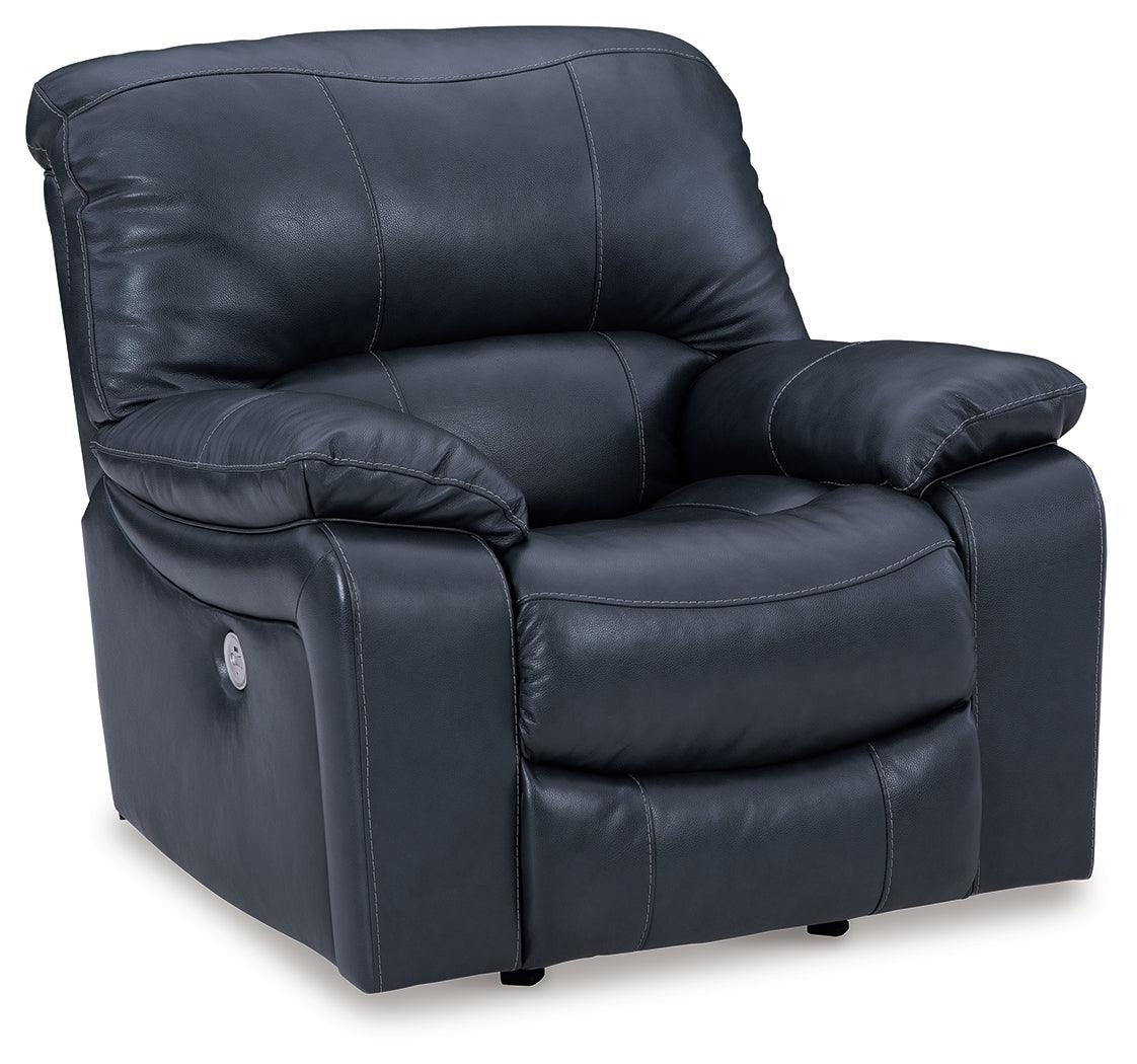 Leesworth Ocean Leather Power Recliner - Image 2
