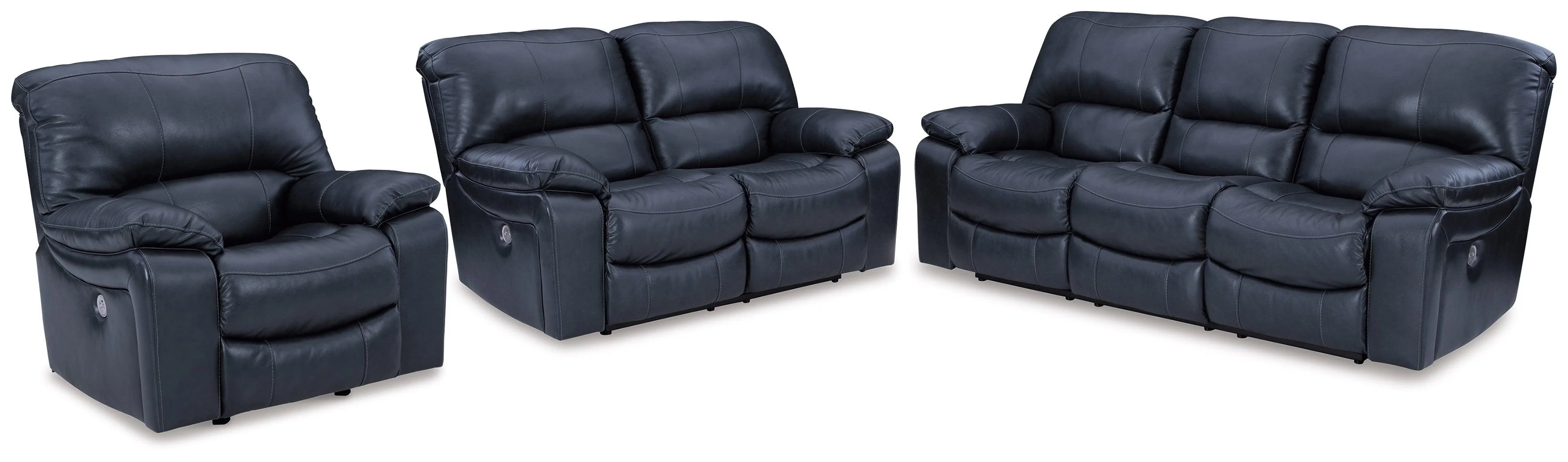 Leesworth Ocean Sofa Loveseat And Recliner - Image 2