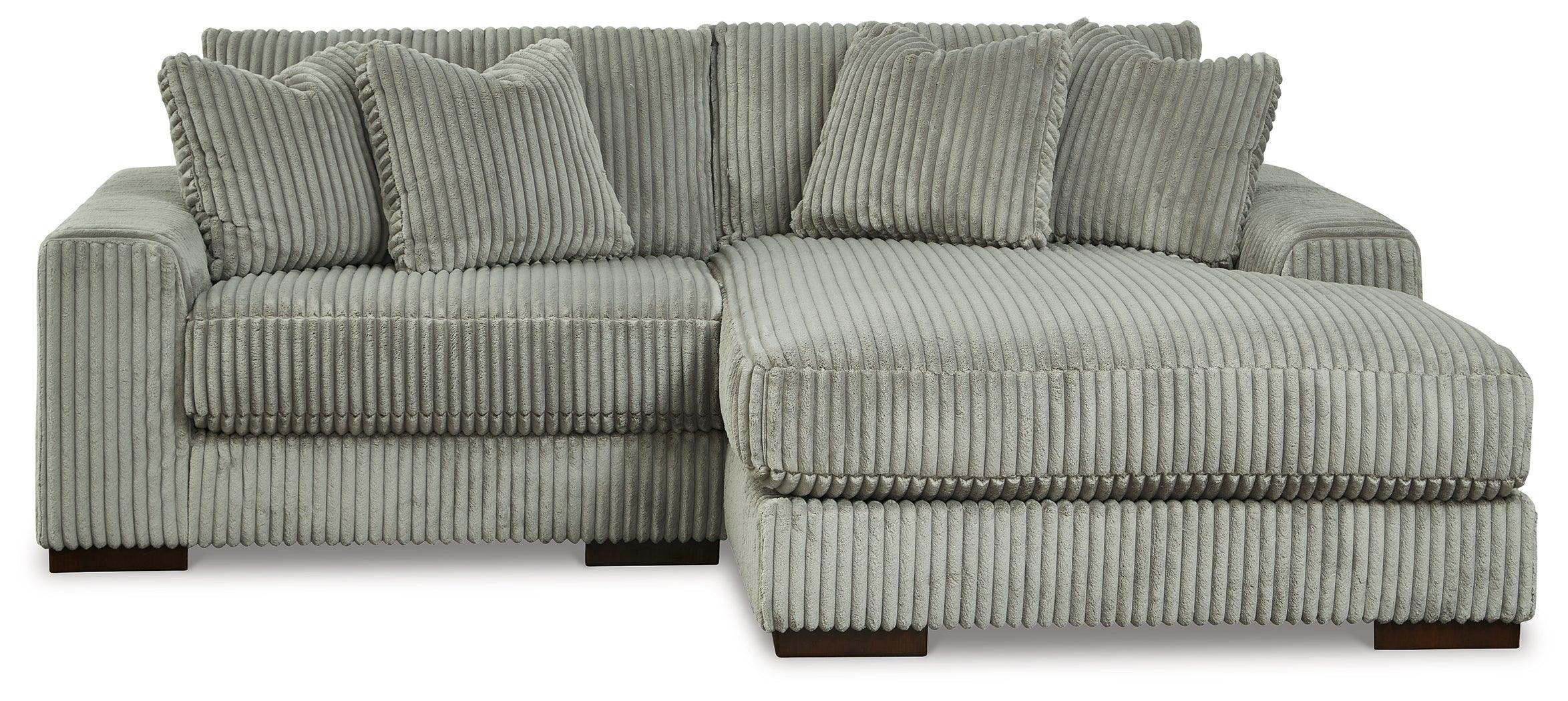 Lindyn Fog 2-Piece Sectional With Ottoman - Image 3