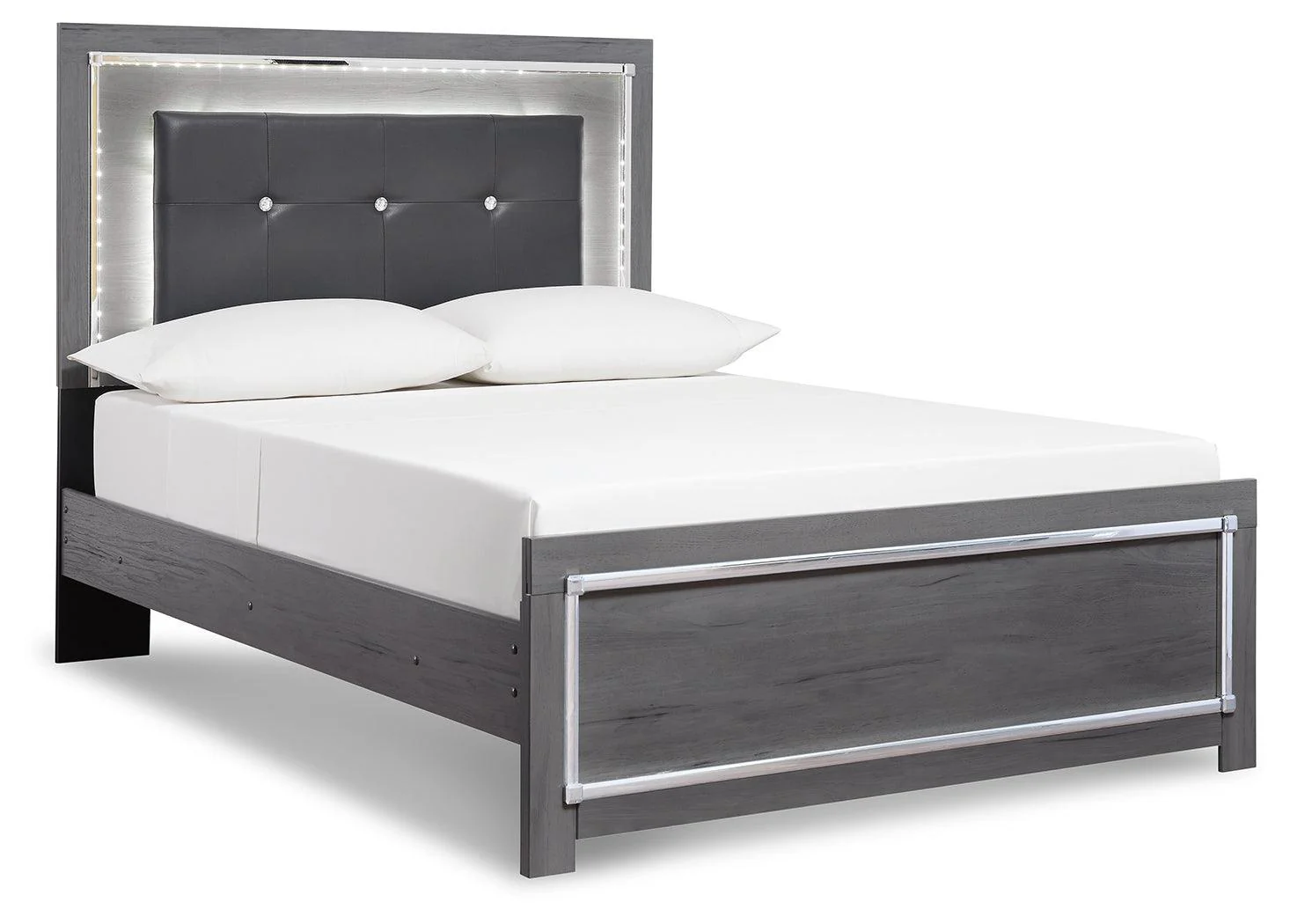 Lodanna Gray Panel Bedroom Set - Image 2