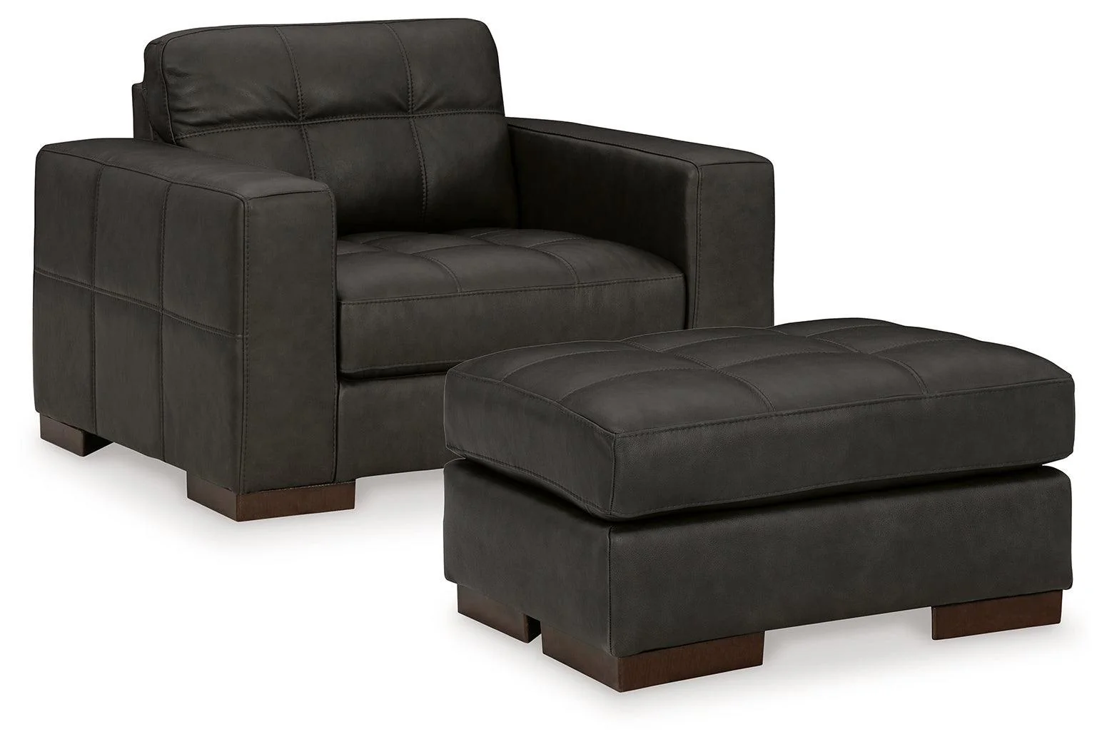 Luigi Thunder Chair And Ottoman - Image 2
