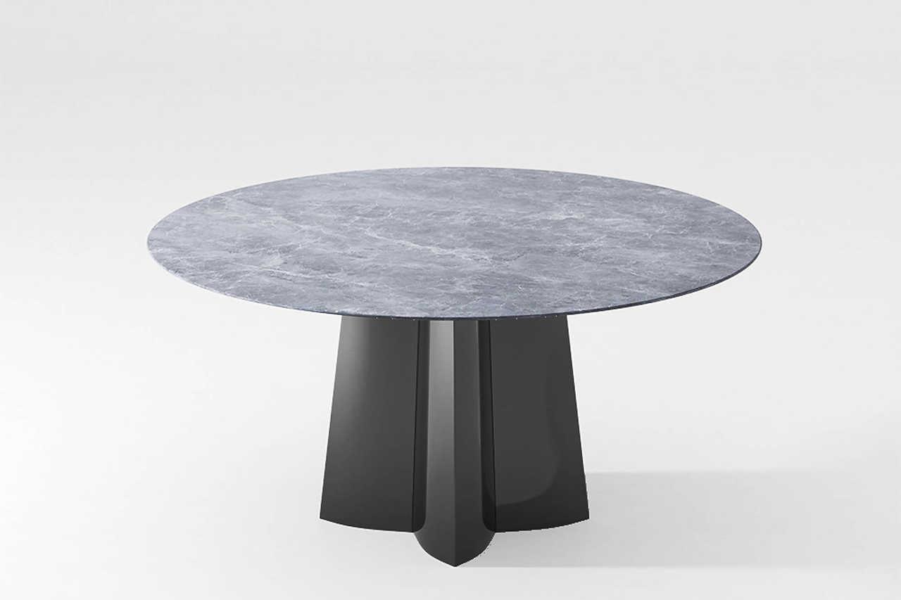 Luxe Faux Marble Dining Table #3 - Image 1