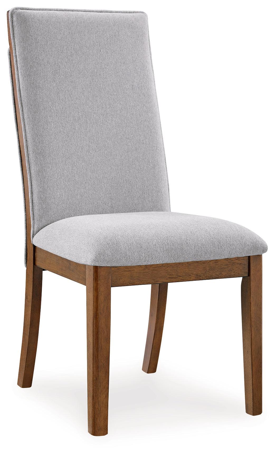 Lyncott Beige Brown Dining Chair - Image 1