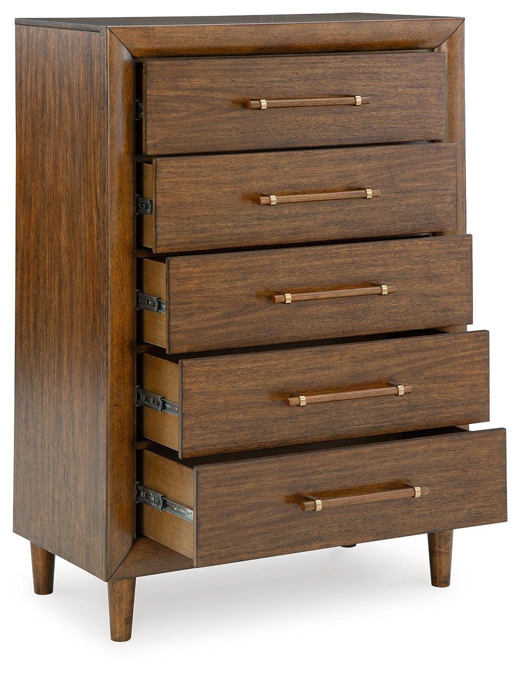 Lyncott Brown Chest Of Drawers - Image 3