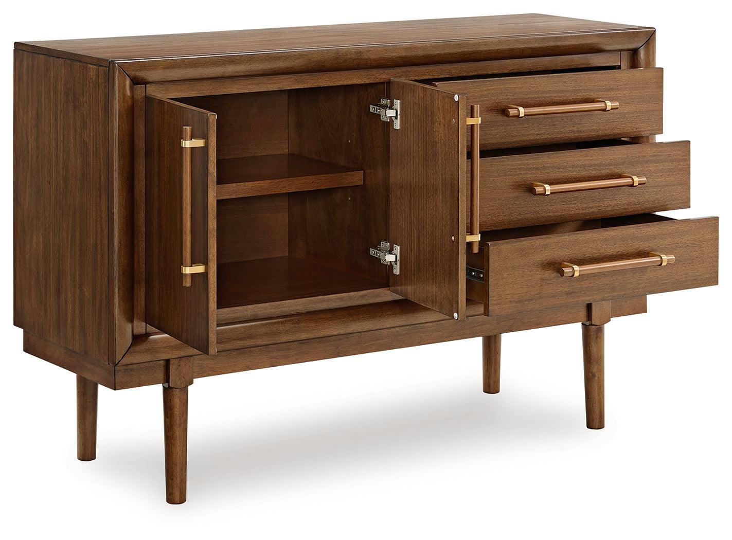 Lyncott Brown Dining Server - Image 3