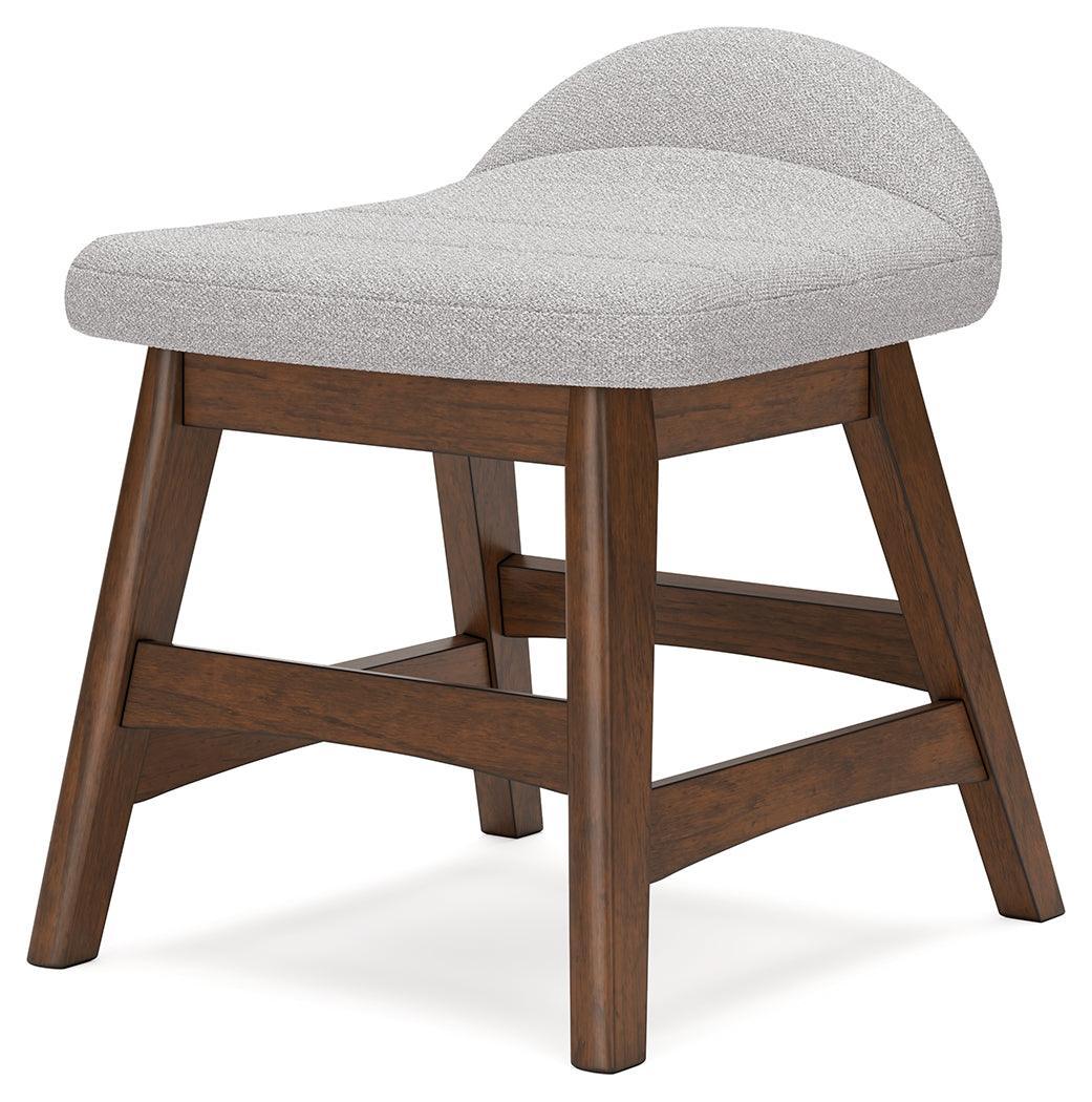 Lyncott Light Gray Brown Home Office Desk Chair - Image 2
