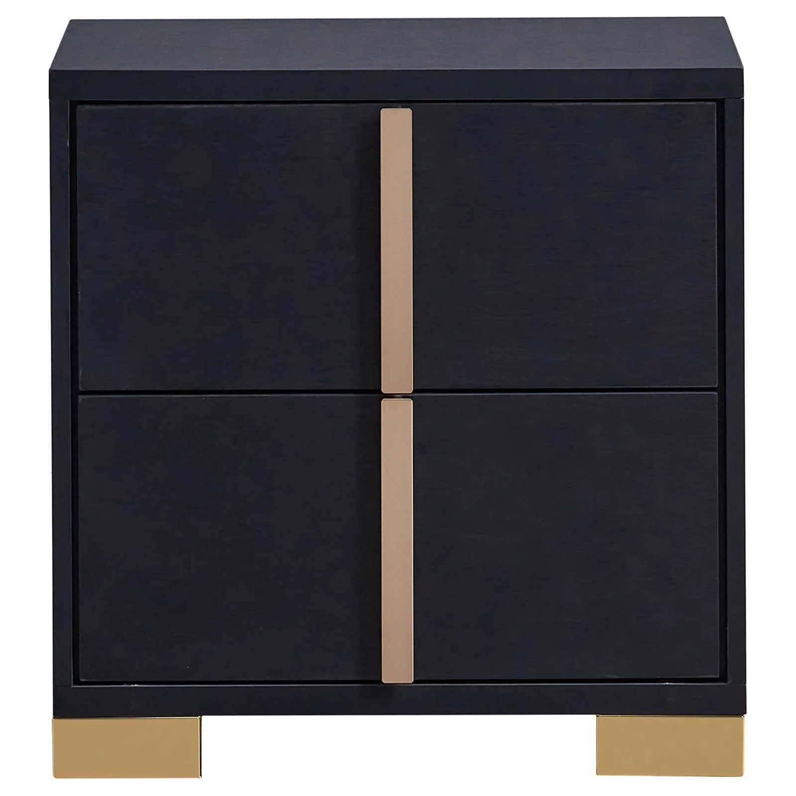 Marceline 2 Drawer Nightstand Black - Image 3