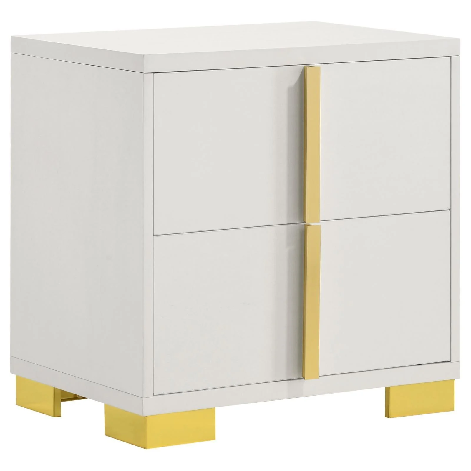 Marceline 2 Drawer Nightstand White - Image 1