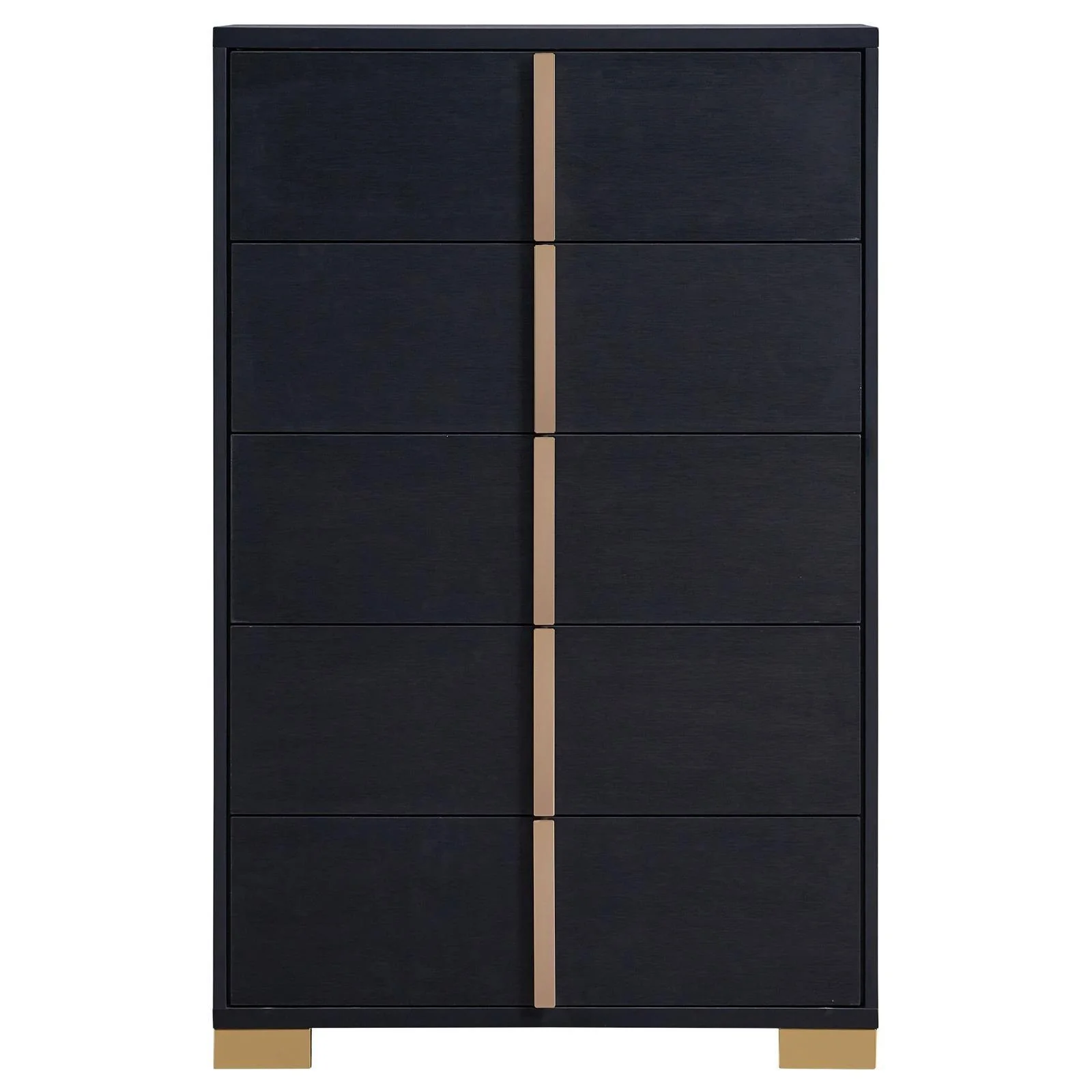 Marceline 5 Drawer Chest Black - Image 3