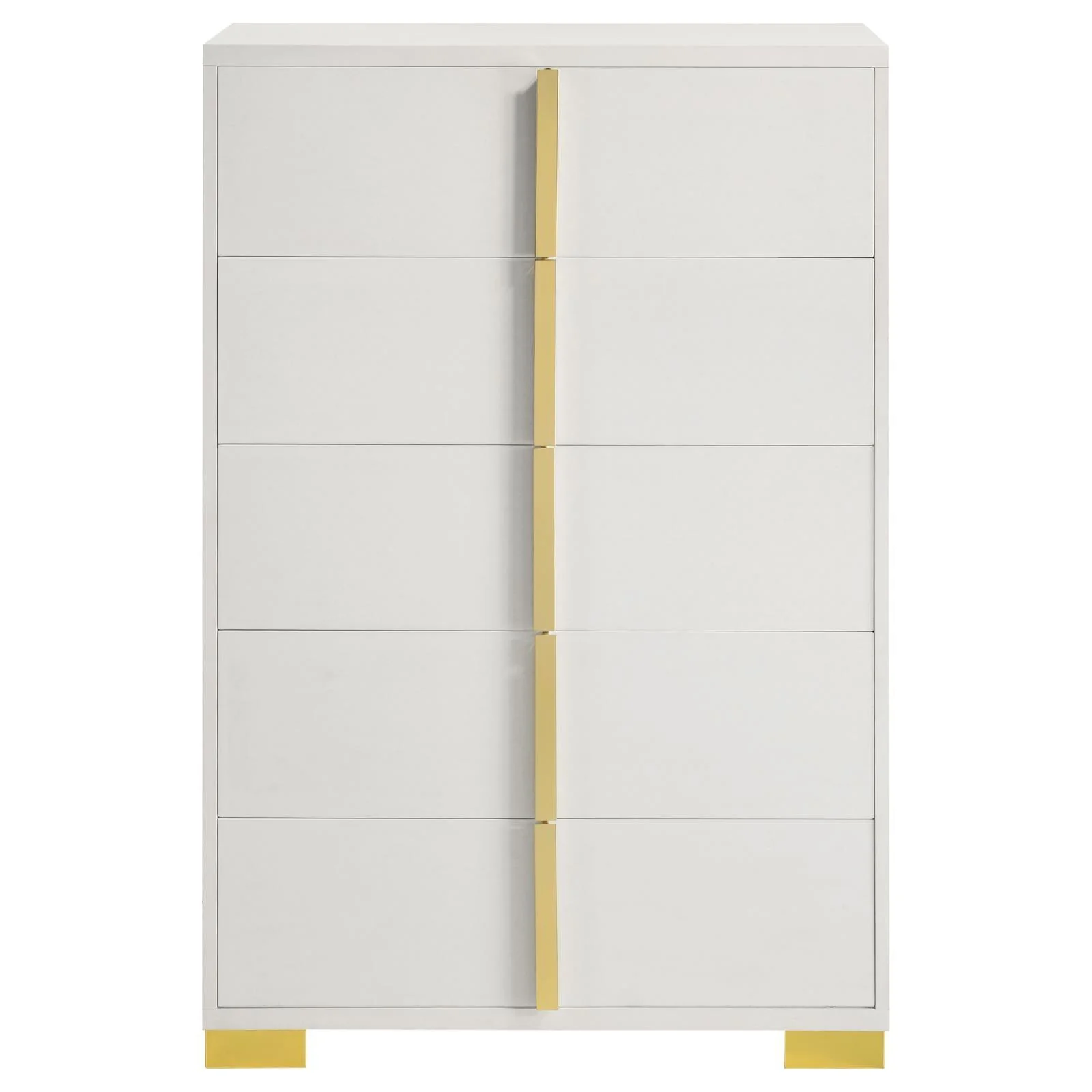 Marceline 5 Drawer Chest White - Image 3