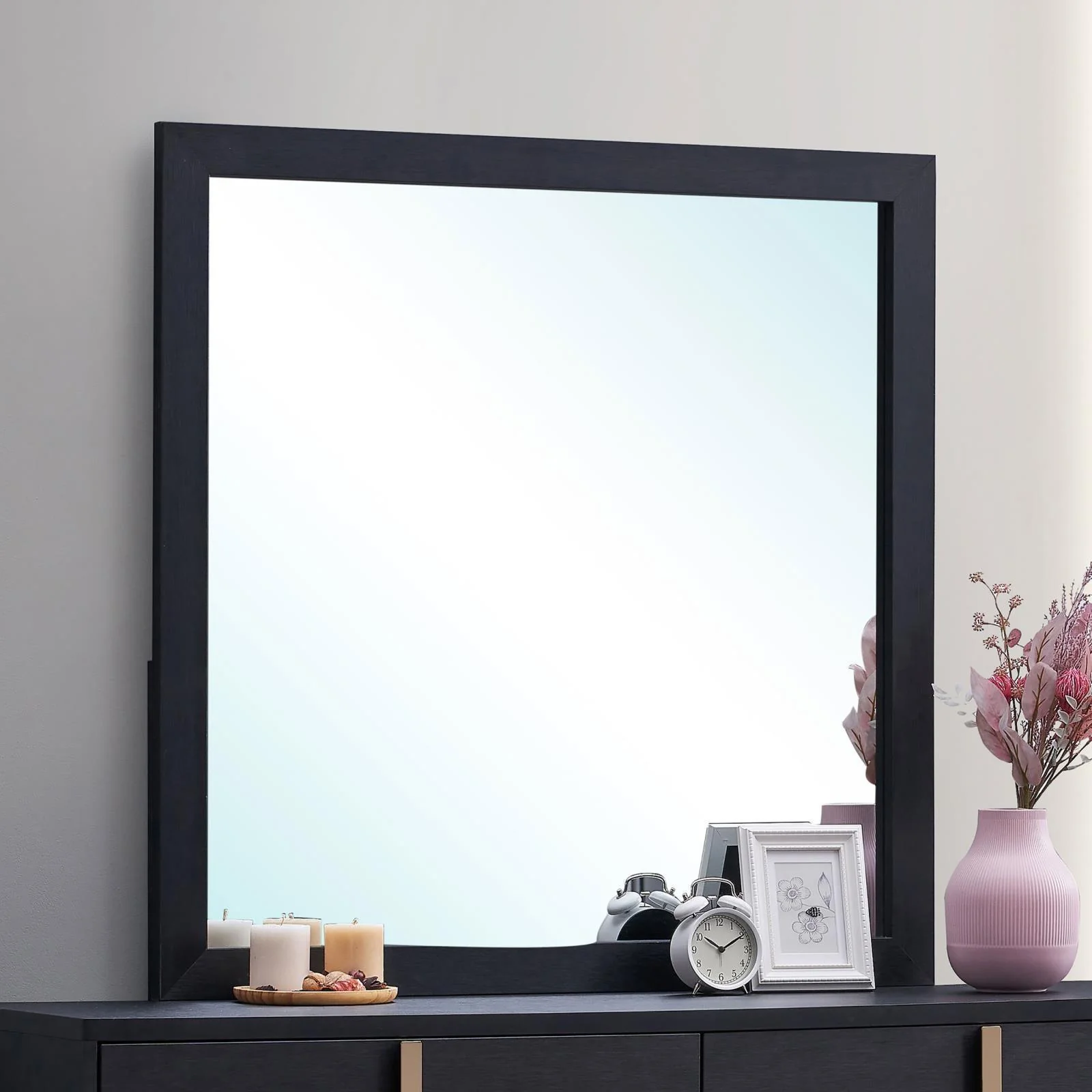 Marceline Dresser Mirror Black - Image 2