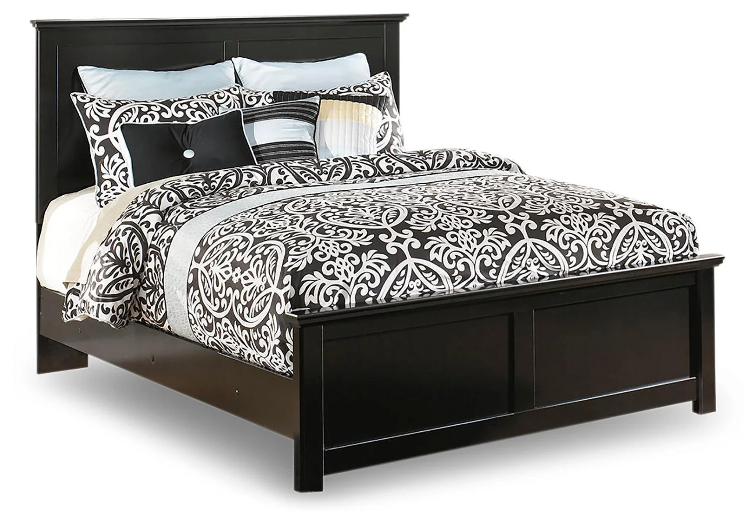 Maribel Black Panel Bedroom Set - Image 3