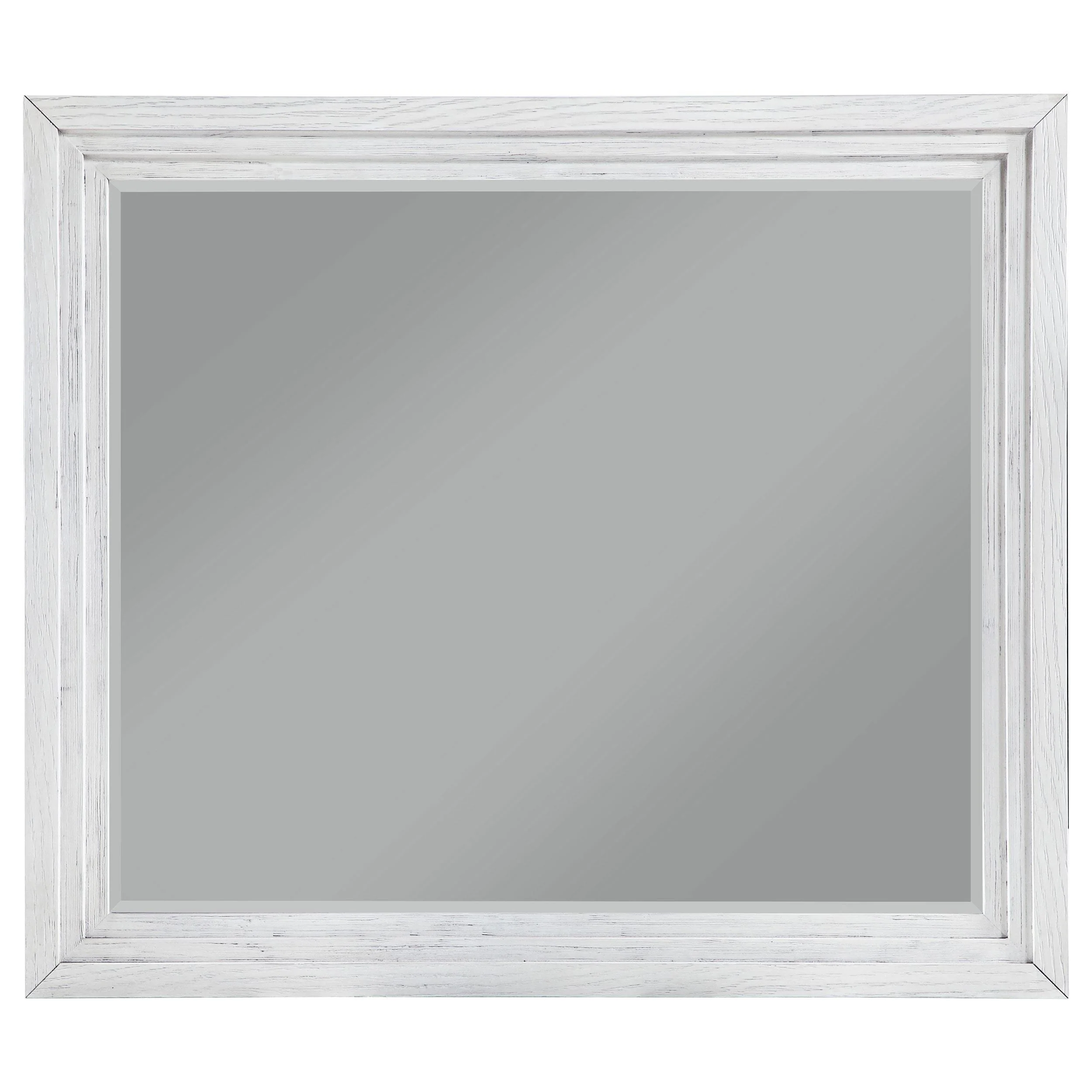 Marielle Dresser Mirror Distressed White - Image 3