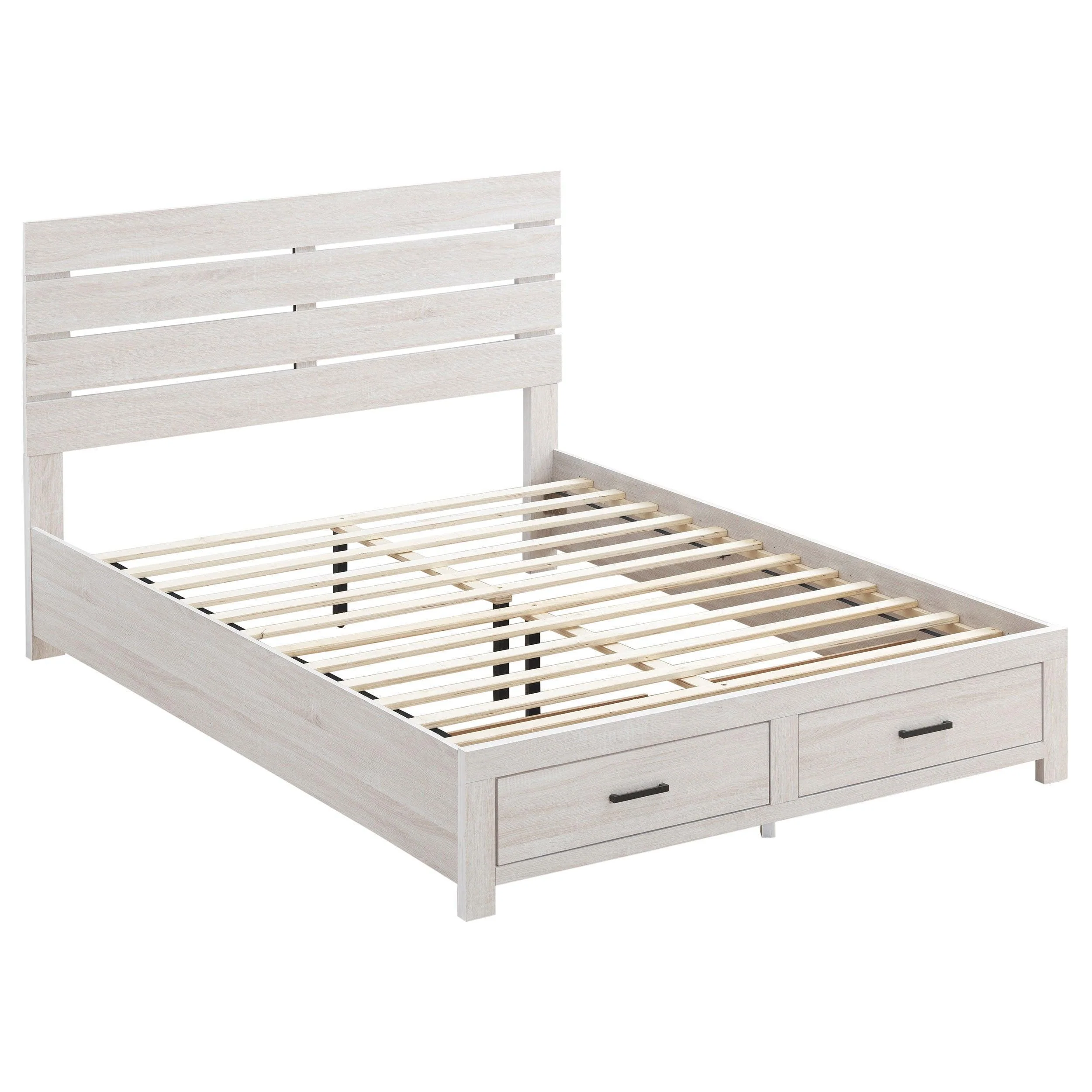 Marion Coastal White Storage Bedroom Set - Image 3