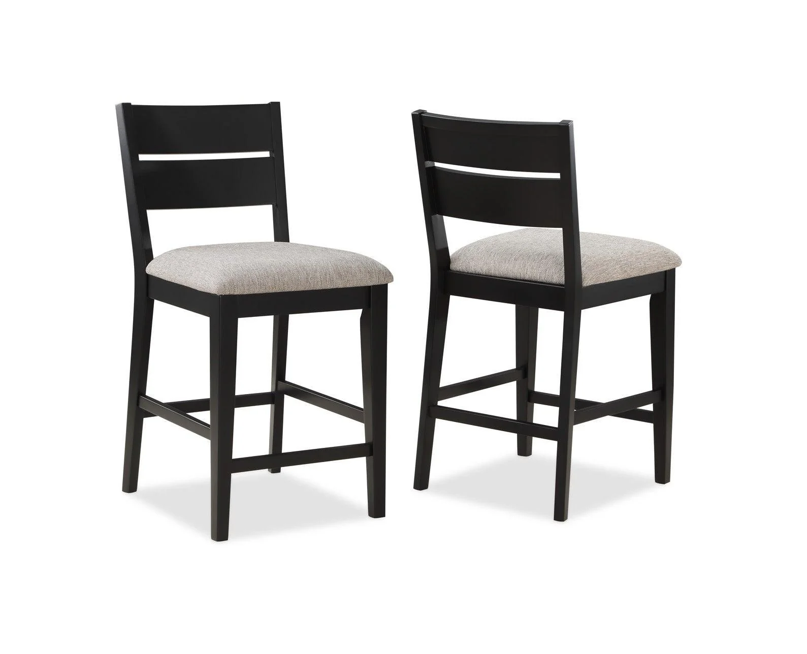 Mathis Gray Black Round Counter Height Set - Image 2