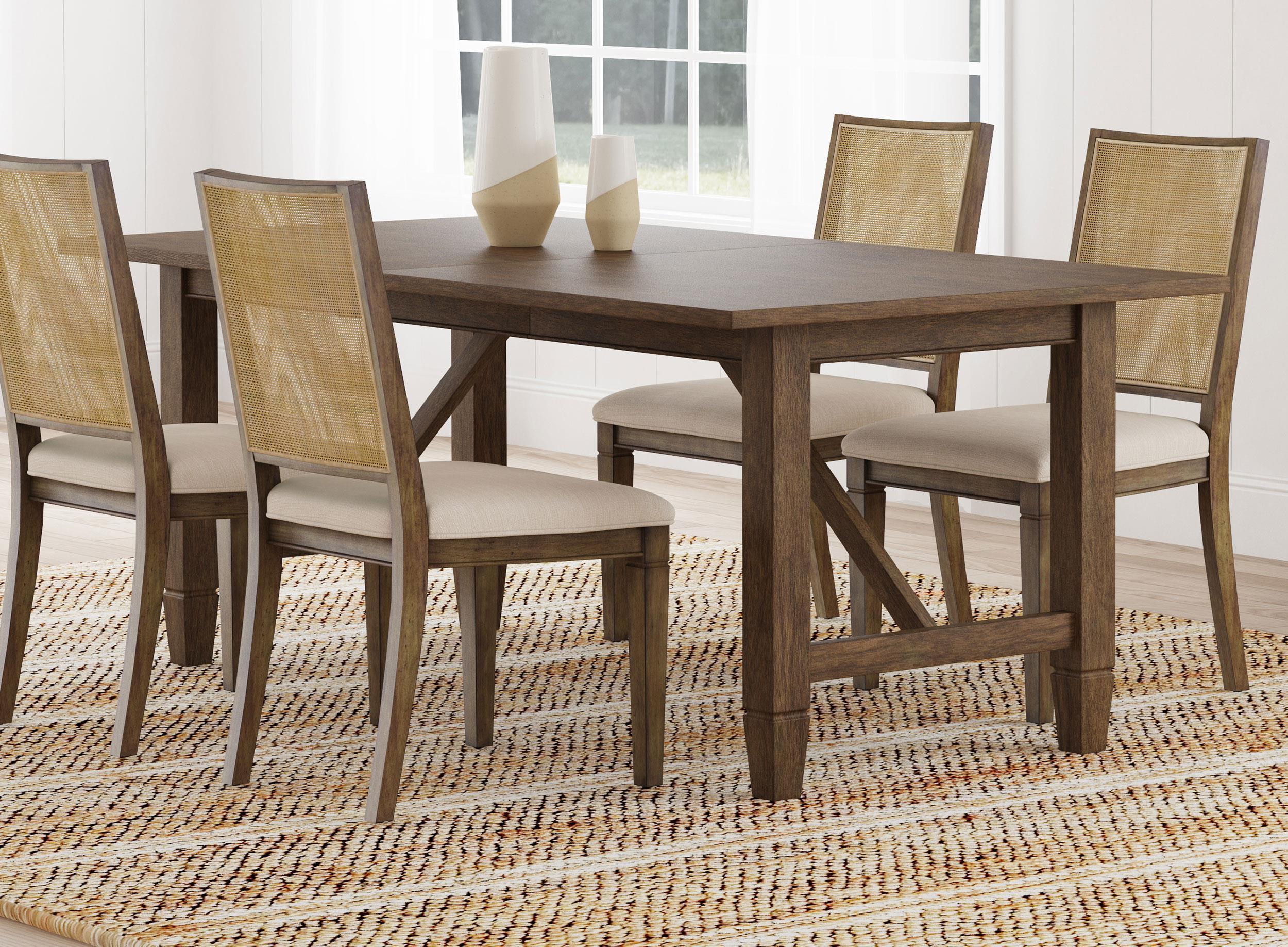 Matisse Rectangular 94 inch Wood Dining Table Light Brown - Image 2