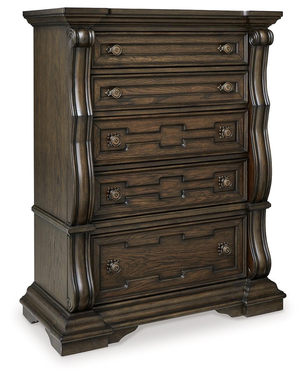 Maylee Dark Brown Chest Of Drawers - Image 2