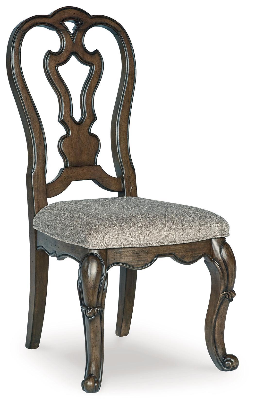Maylee Dark Brown Dining Chair - Image 2