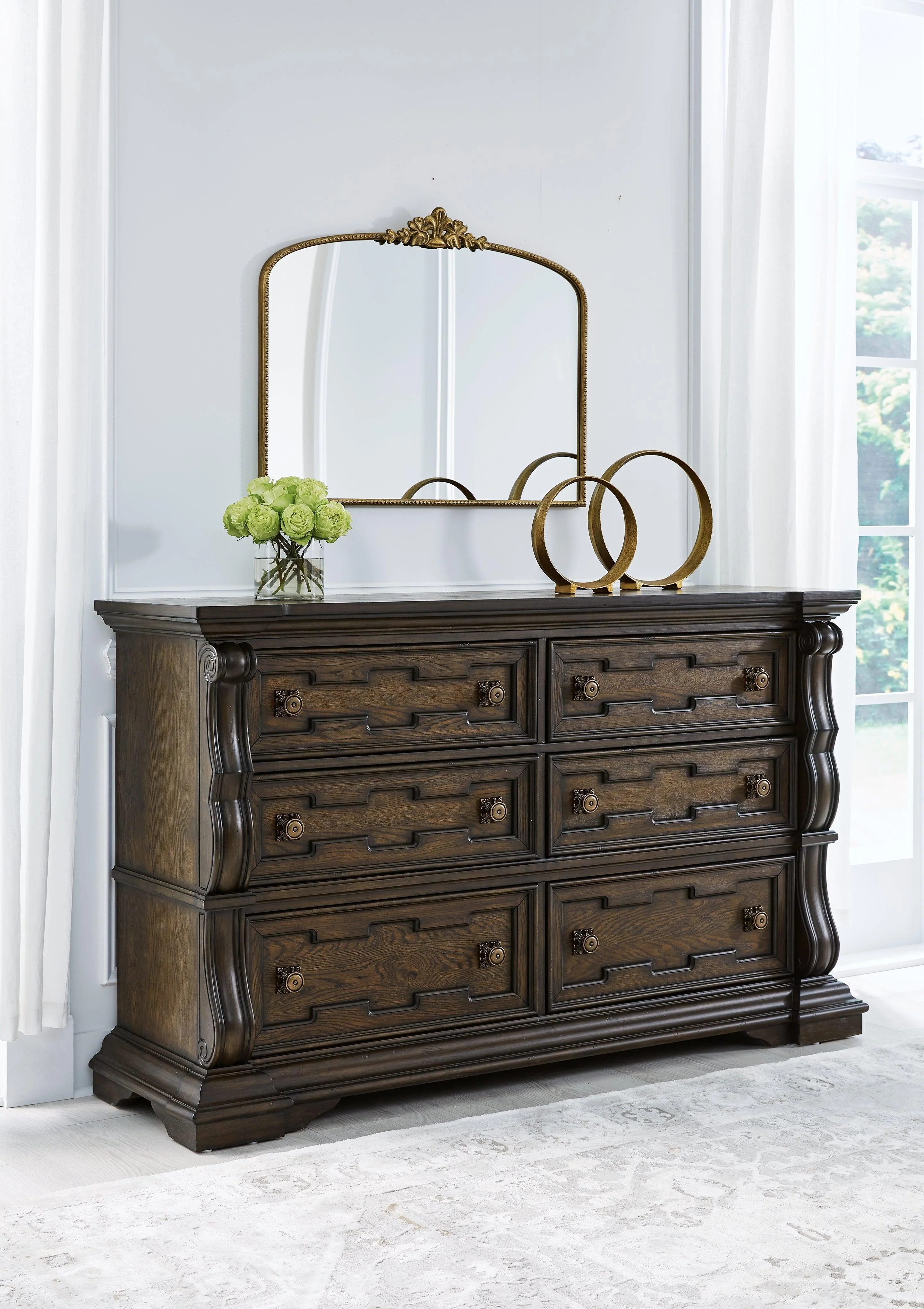 Maylee Dark Brown Dresser - Image 3