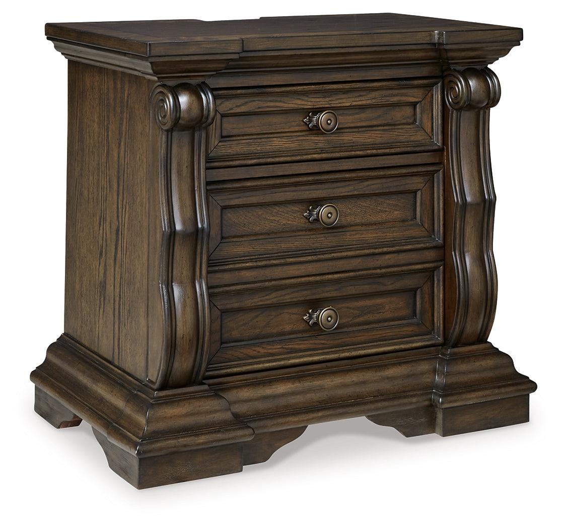 Maylee Dark Brown Nightstand - Image 2