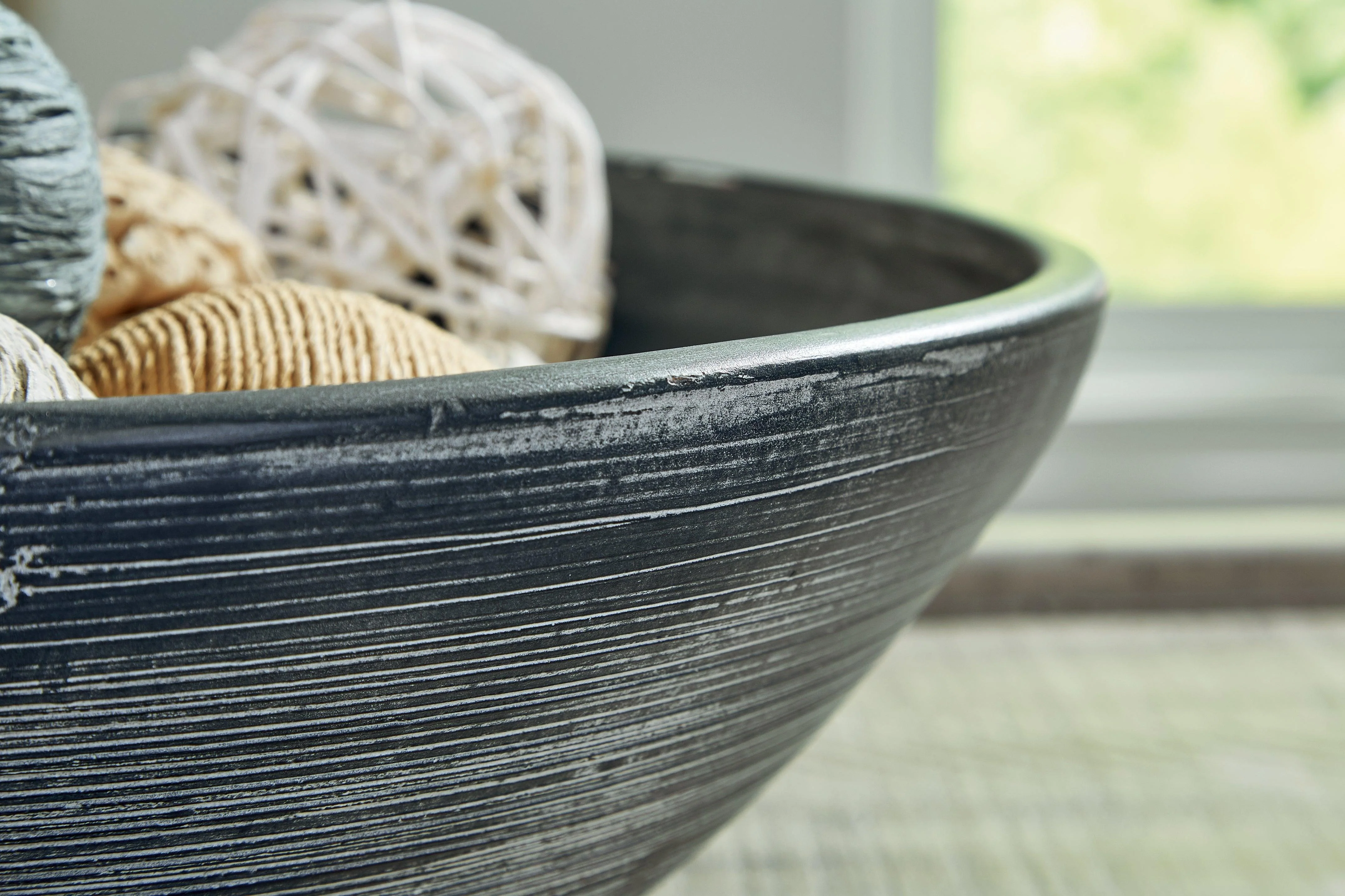 Meadie Distressed Blue Bowl - Image 3