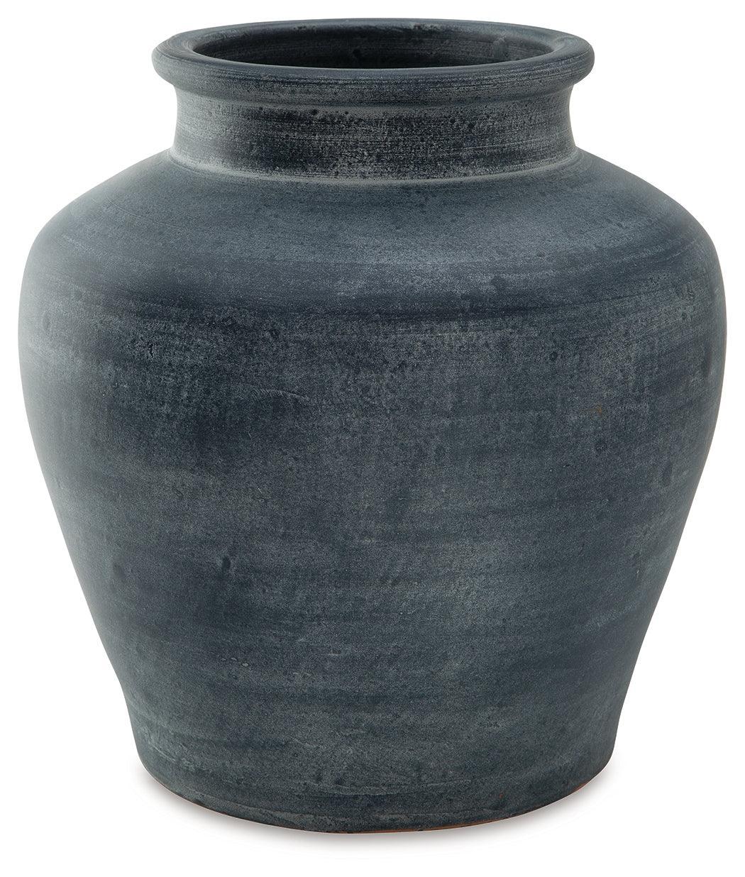 Meadie Distressed Blue Vase - Image 2