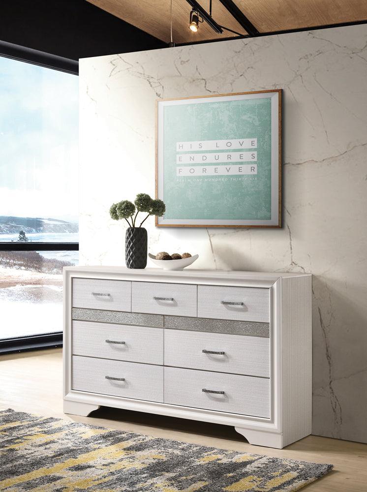 Miranda White Storage Platform Bedroom Set - Image 3