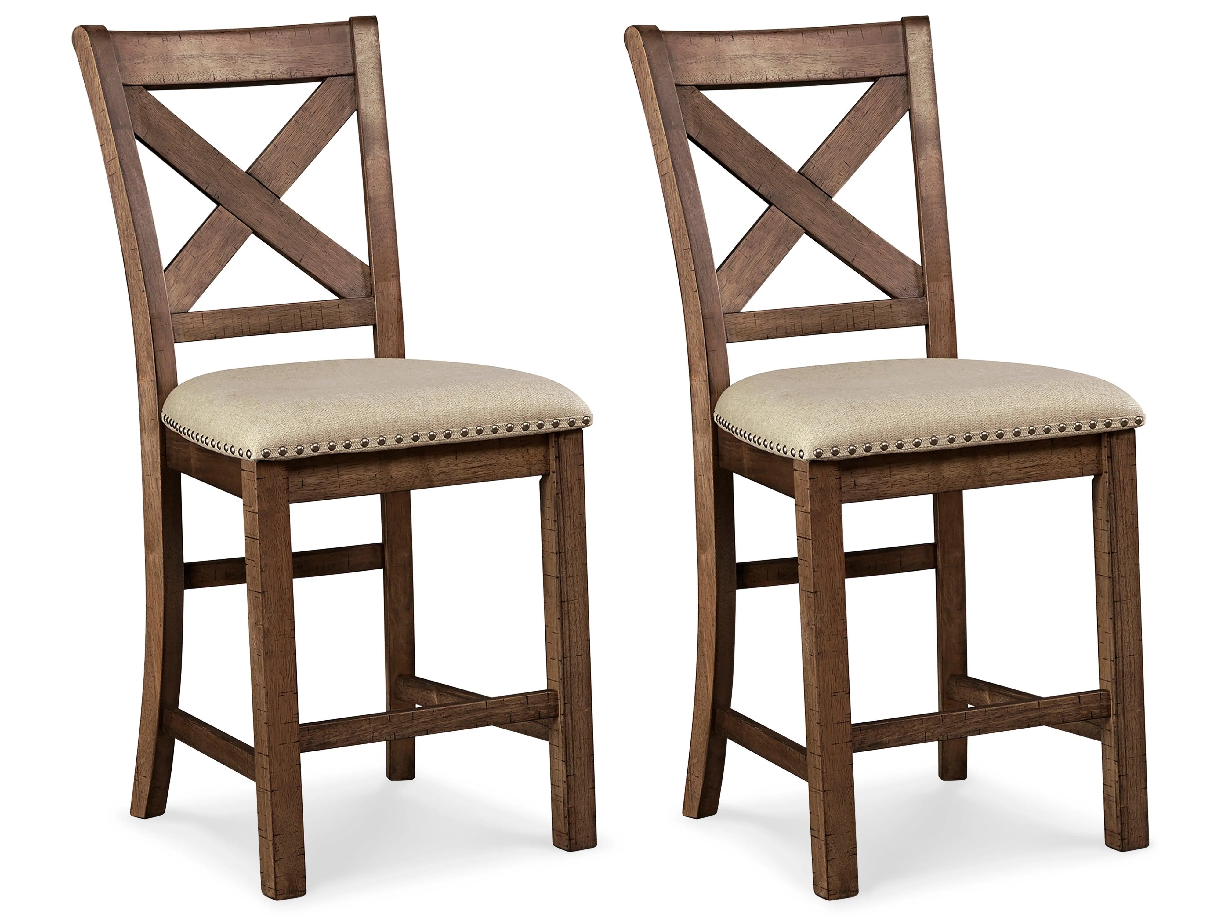 Moriville Beige 2-Piece Bar Stool - Image 3