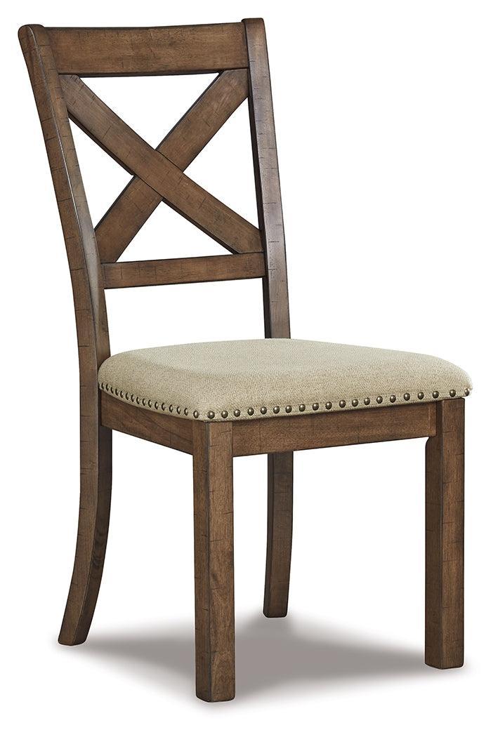 Moriville Grayish Brown Counter Height Dining Table And 4 Barstools With Storage - Image 3