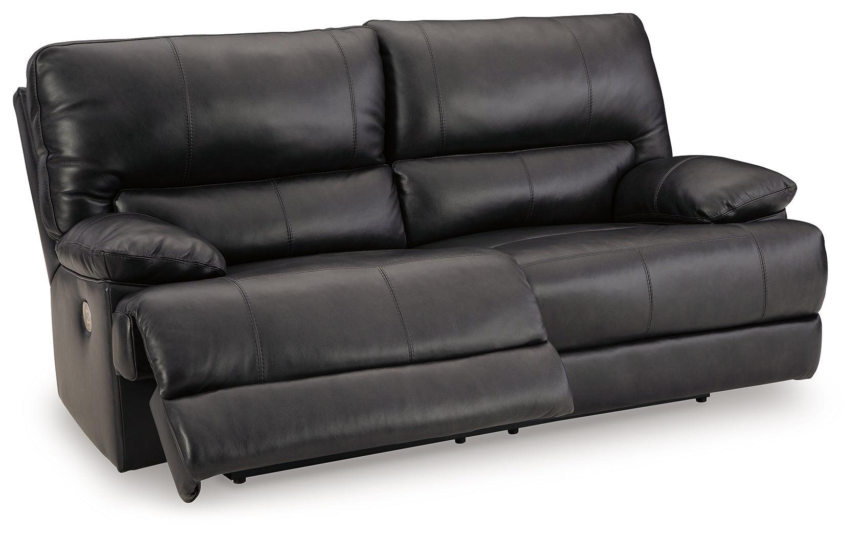 Mountainous Eclipse Leather Power Reclining Sofa - Image 3