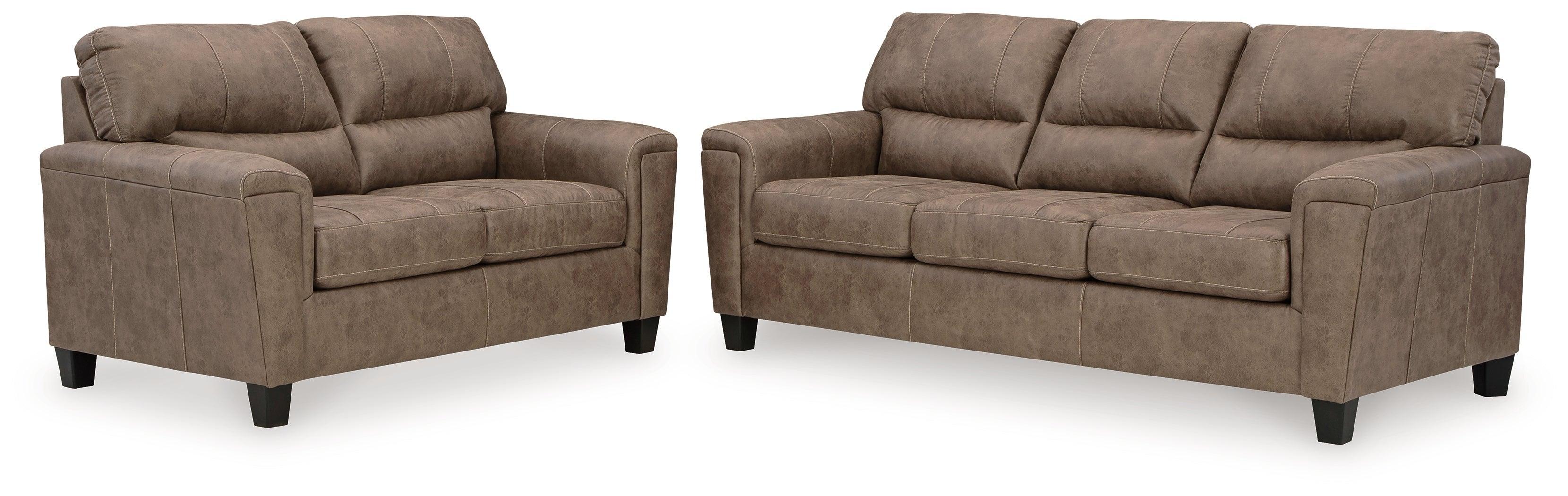Navi Fossil Sofa And Loveseat - Image 3
