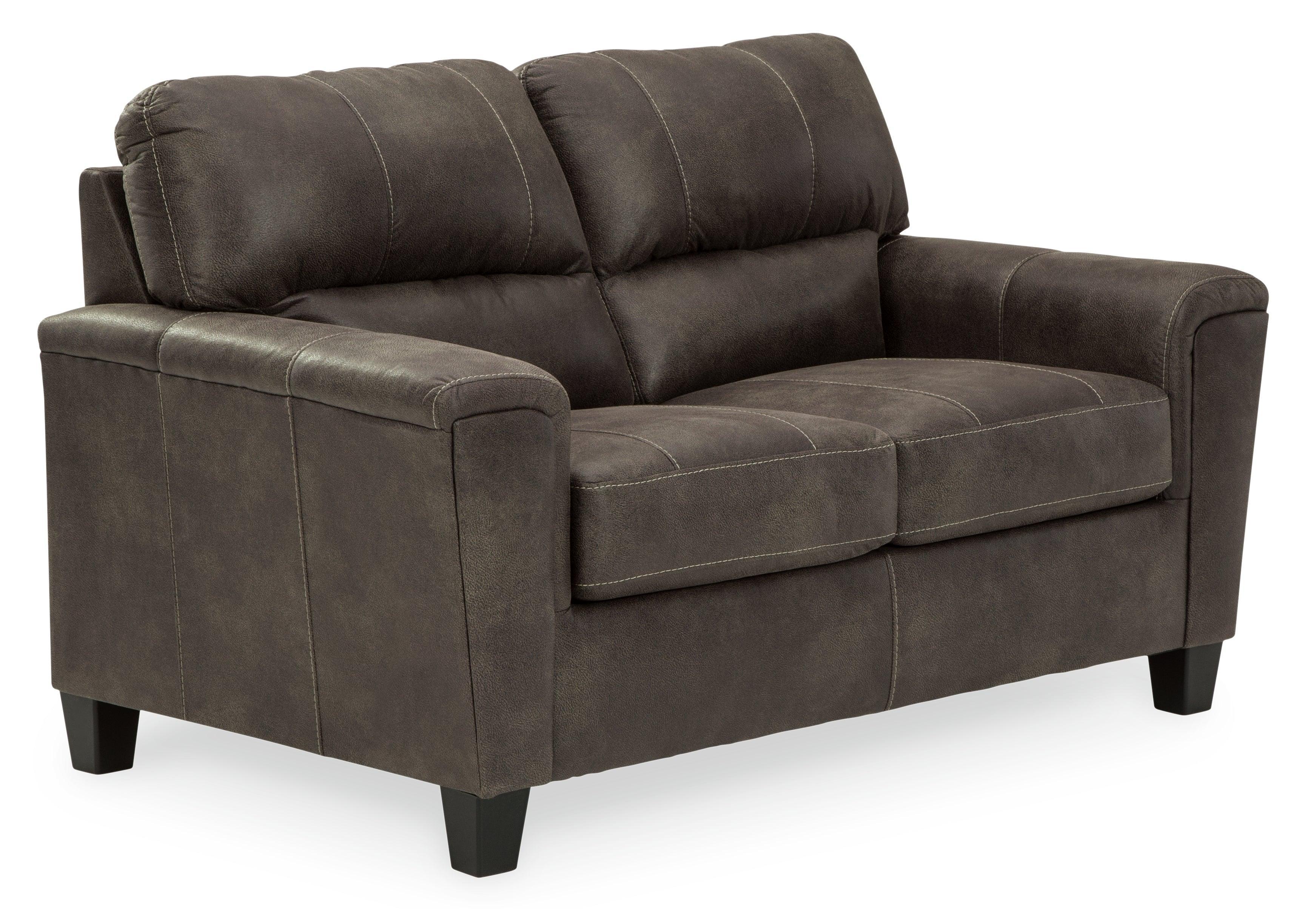 Navi Smoke Sofa Loveseat And Recliner - Image 3