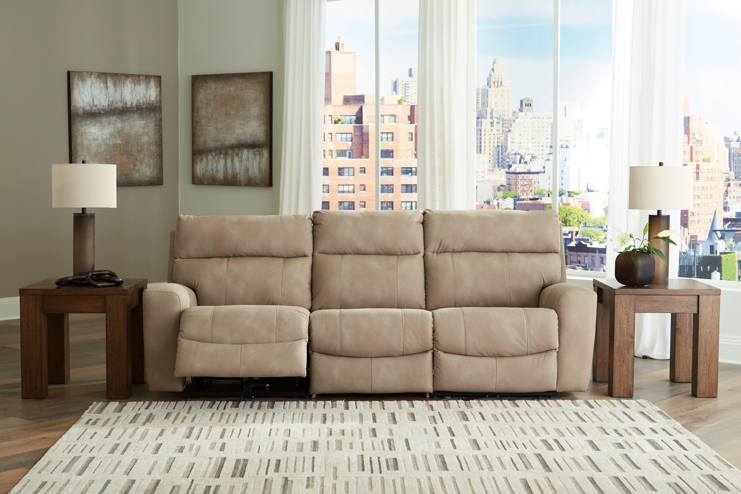 Next-Gen Durapella Sand 3-Piece Power Reclining Sectional Sofa - Image 3