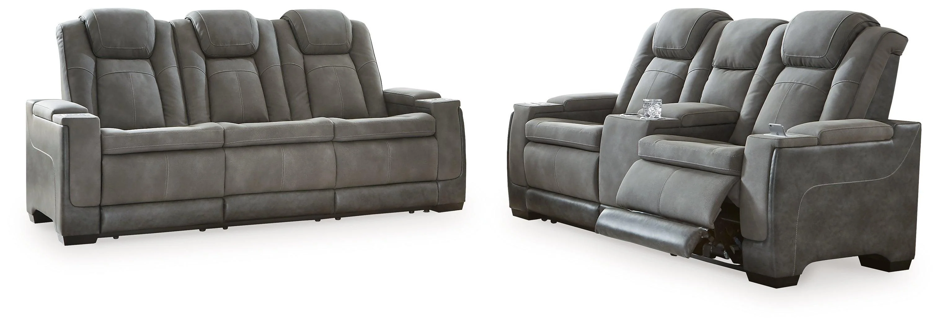 Next-Gen Slate Durapella Sofa And Loveseat - Image 3