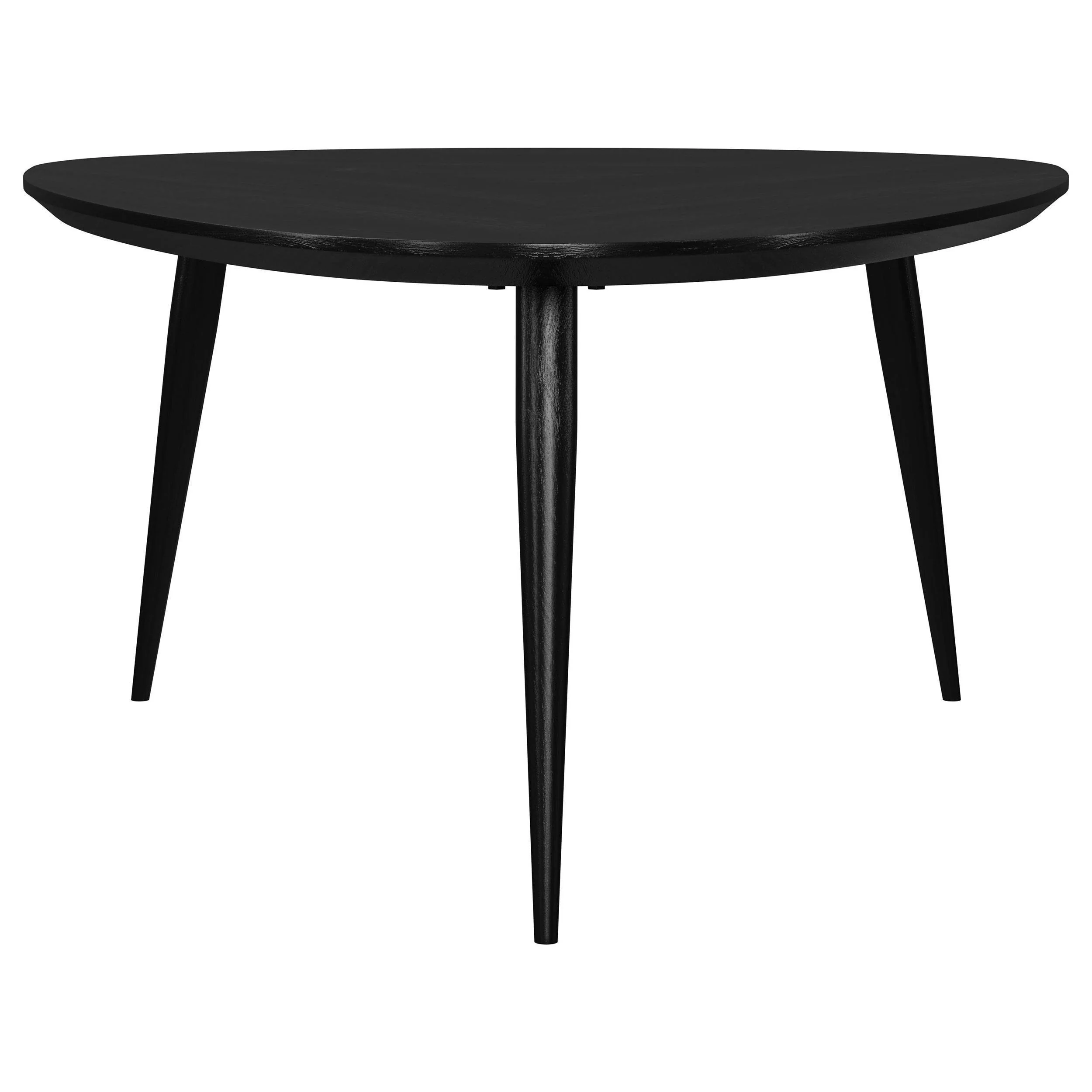 Odessa Triangular Solid Wood Coffee Table Black - Image 3