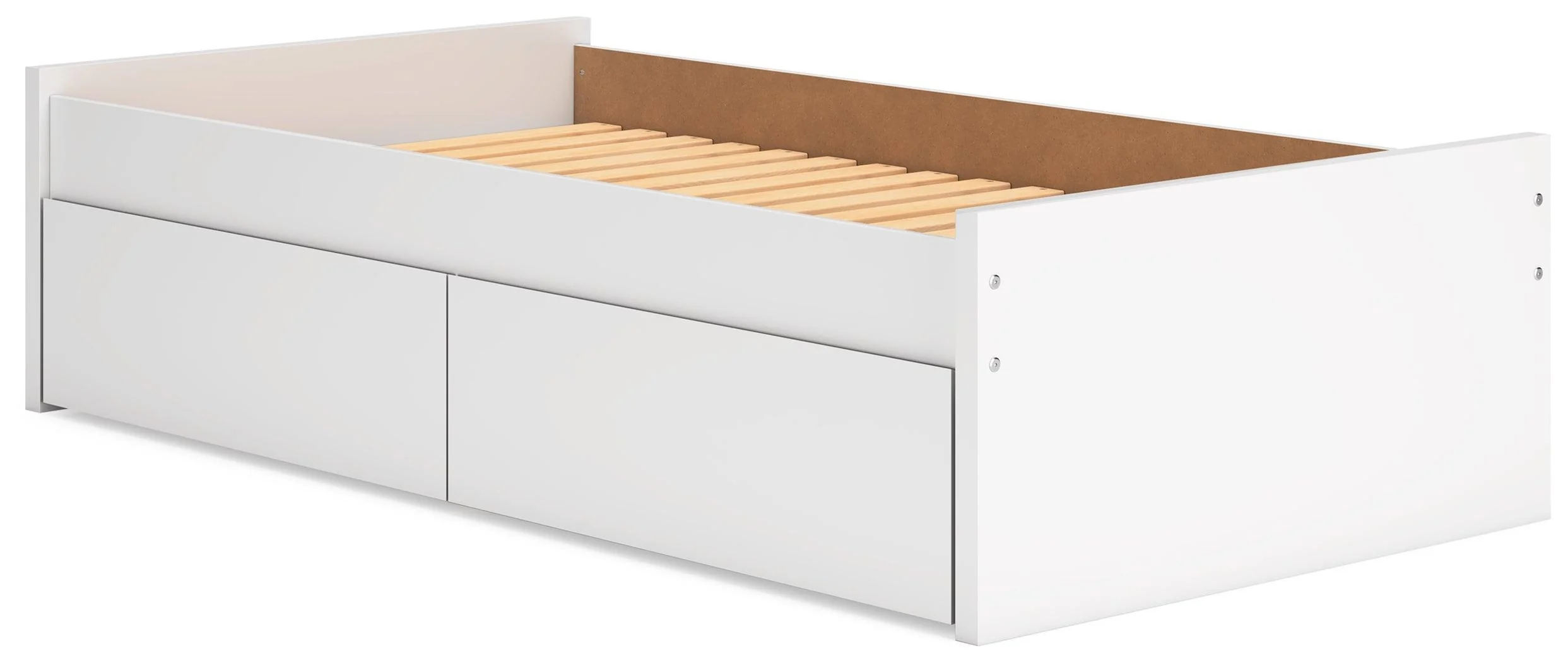 Onita White Twin Platform Bed With 1 Side Storage - Image 3