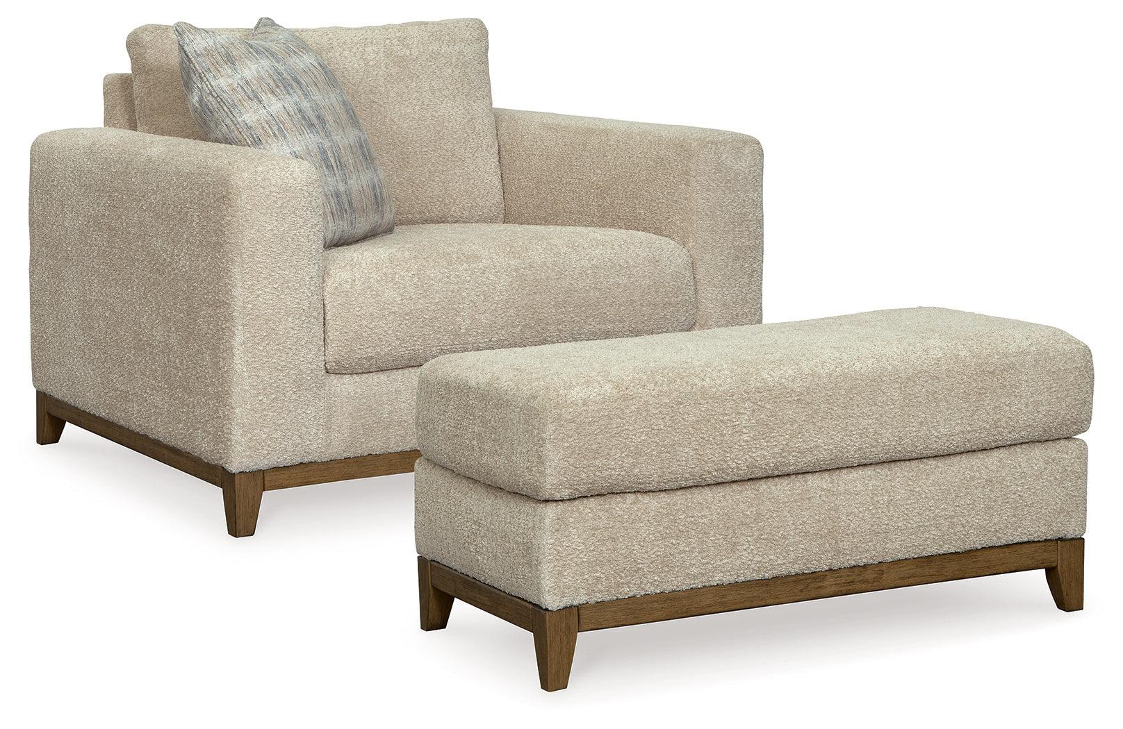 Parklynn Desert Chair And Ottoman - Image 2