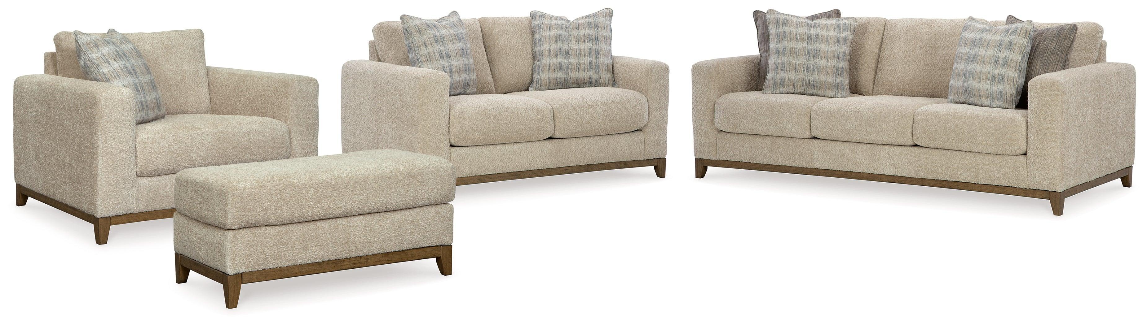 Parklynn Desert Sofa Loveseat Chair And Ottoman - Image 2