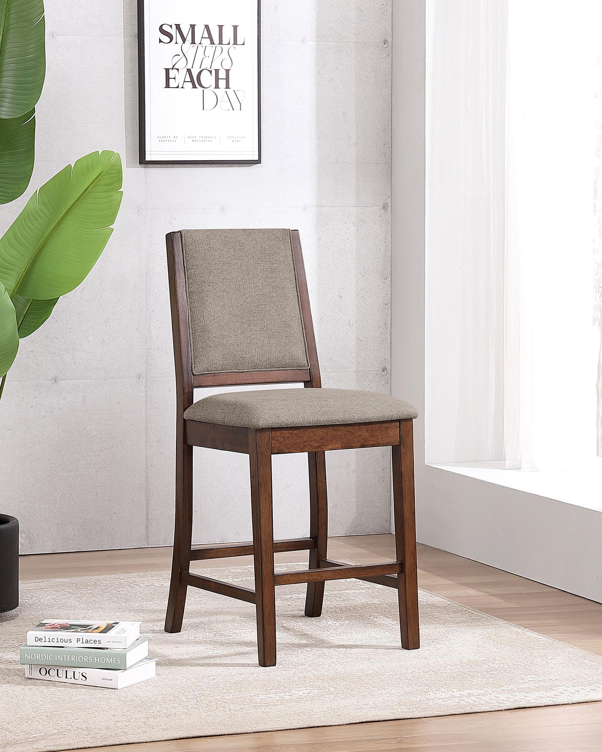 Patterson Upholstered Counter Chair Mango Oak (Set of 2) - Image 2