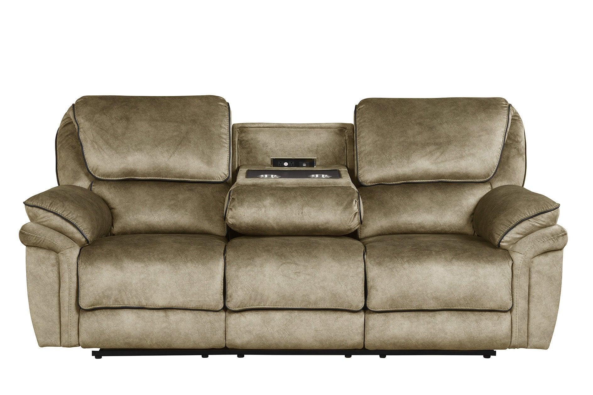 Perry Brown Oversized 3-Piece Reclining Set - Image 2