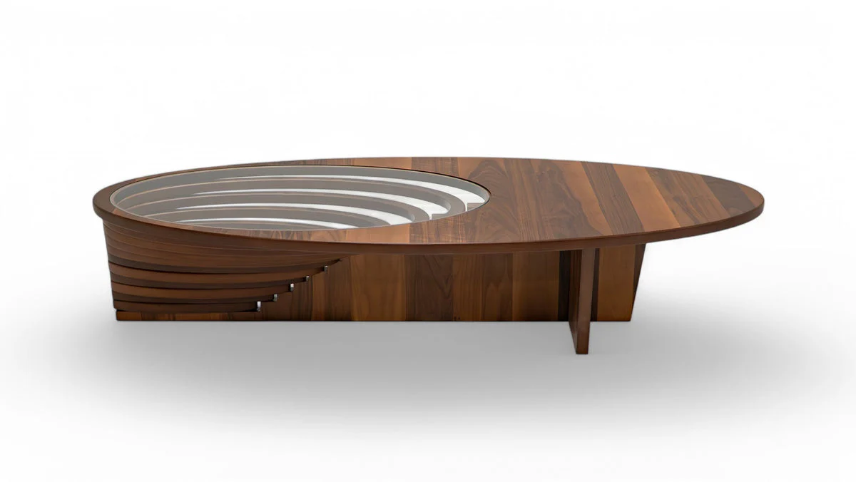 Sasha Walnut Coffee Table - Image 2